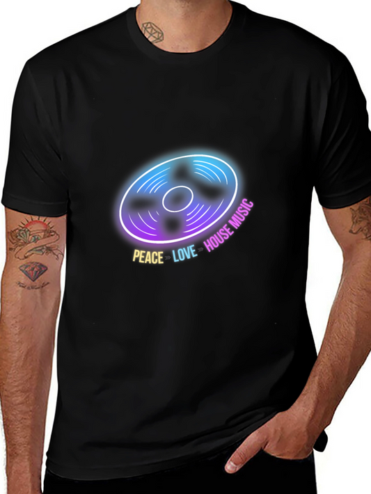 Peace Love House Music T-Shirt