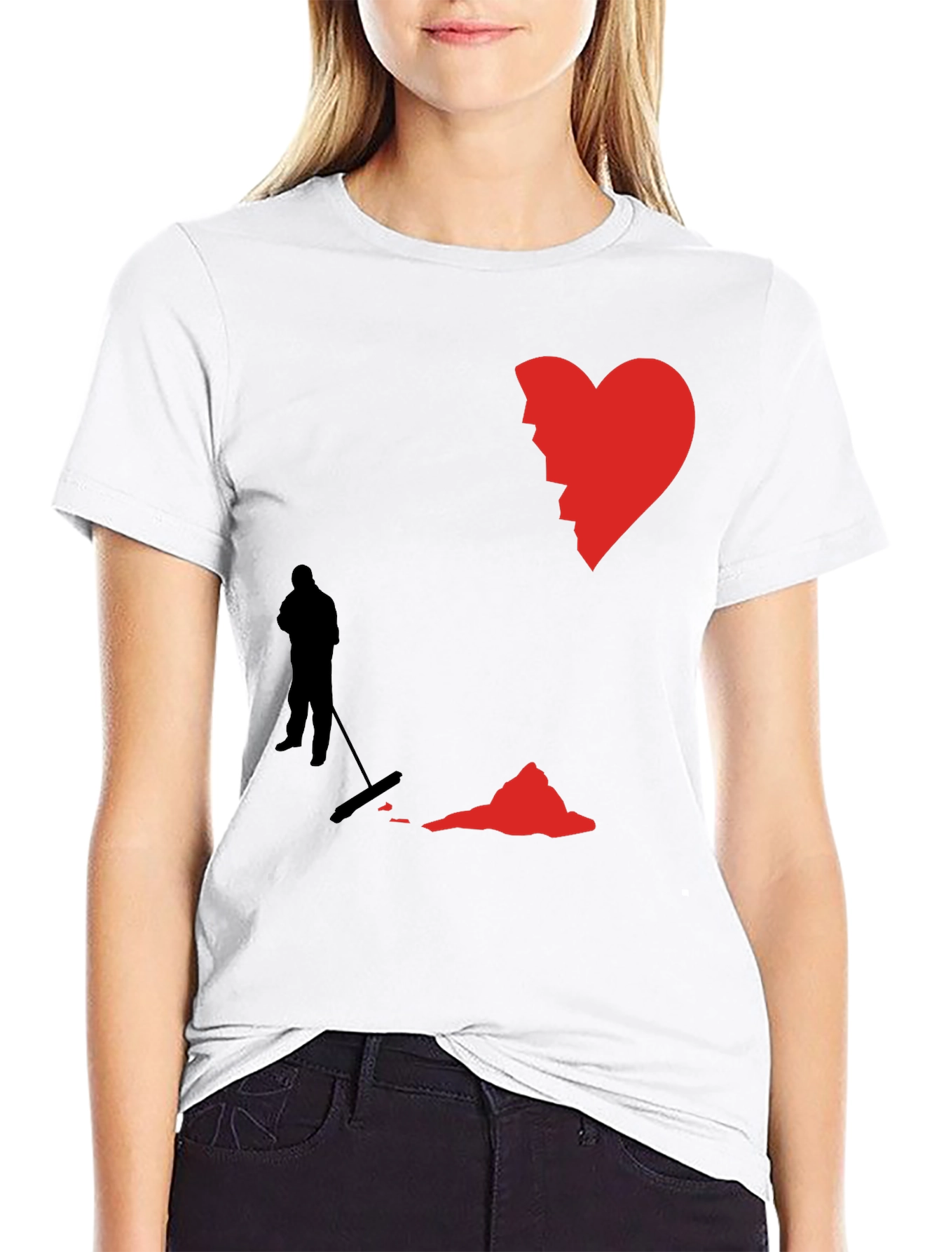 Broken Heart Cleaning Crew Graphic Tee