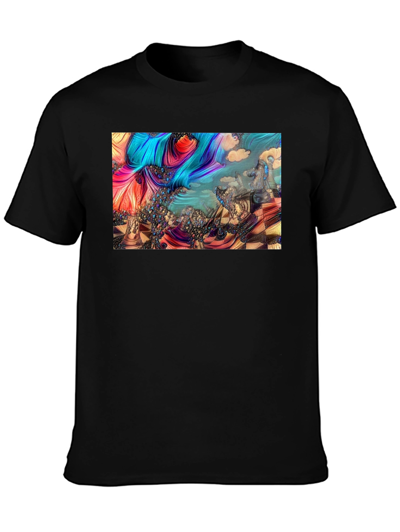 Abstract Chess Landscape Graphic Tee