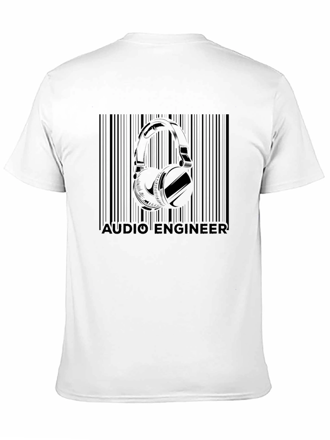 Audio Engineer Barcode T-Shirt - Musician Gift