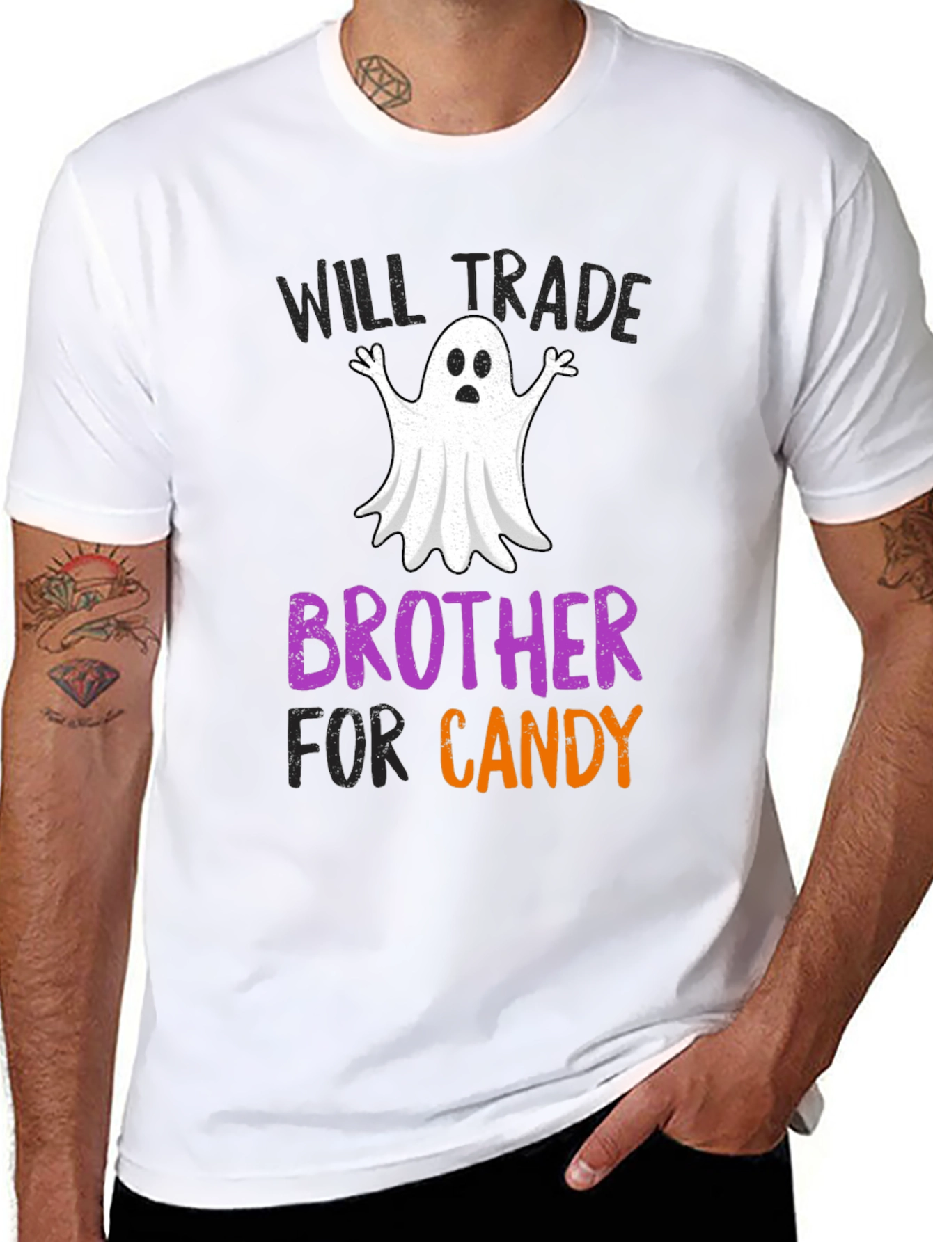 Halloween Brother For Candy T-Shirt