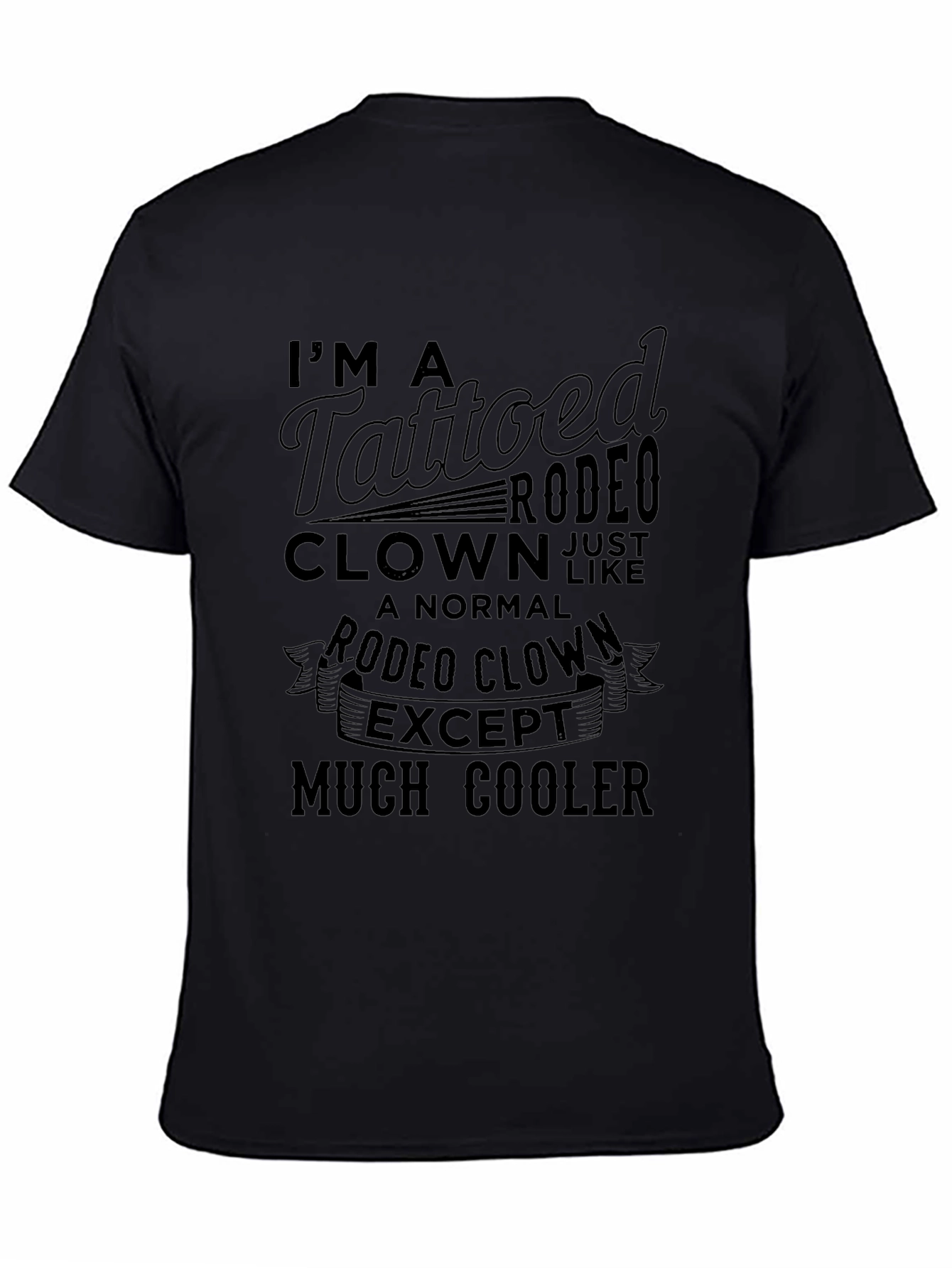 Tattooed Rodeo Clown Graphic T-Shirt