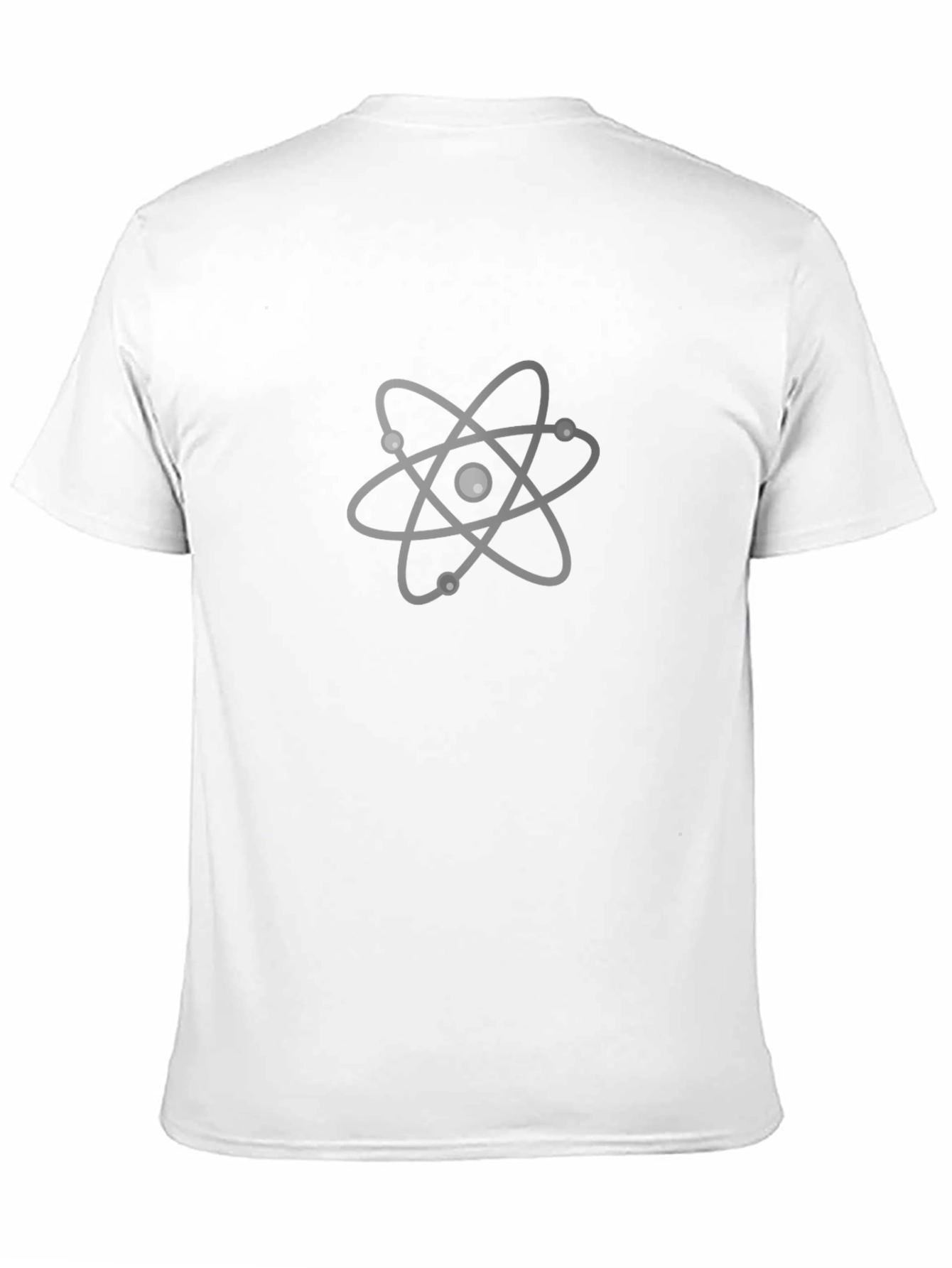 Atom Graphic Print Black T-Shirt