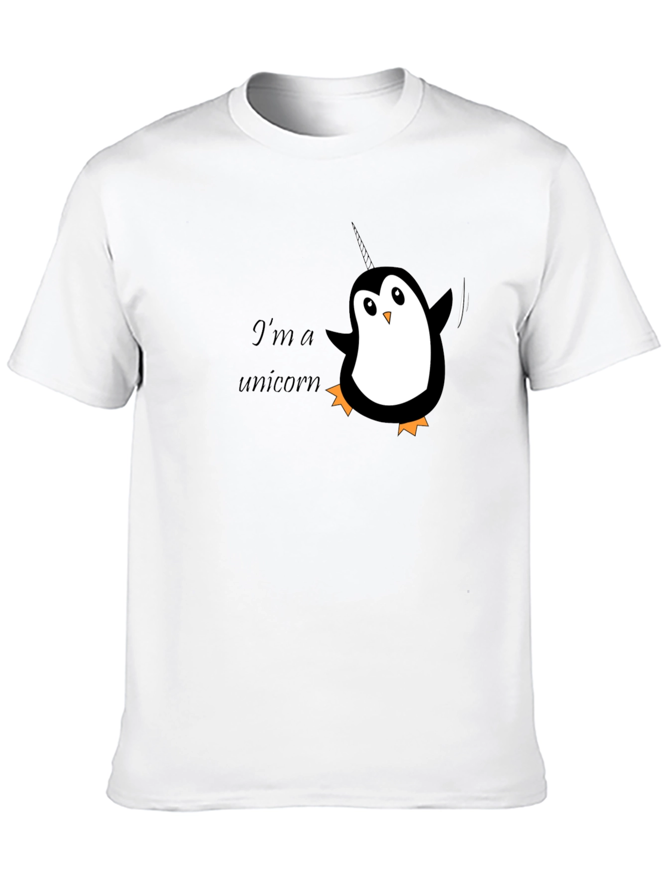Penguin Unicorn Graphic T-Shirt