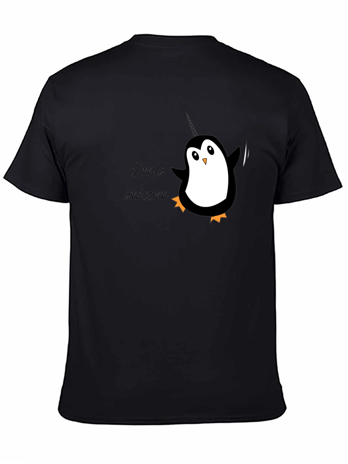 Penguin Unicorn Graphic T-Shirt