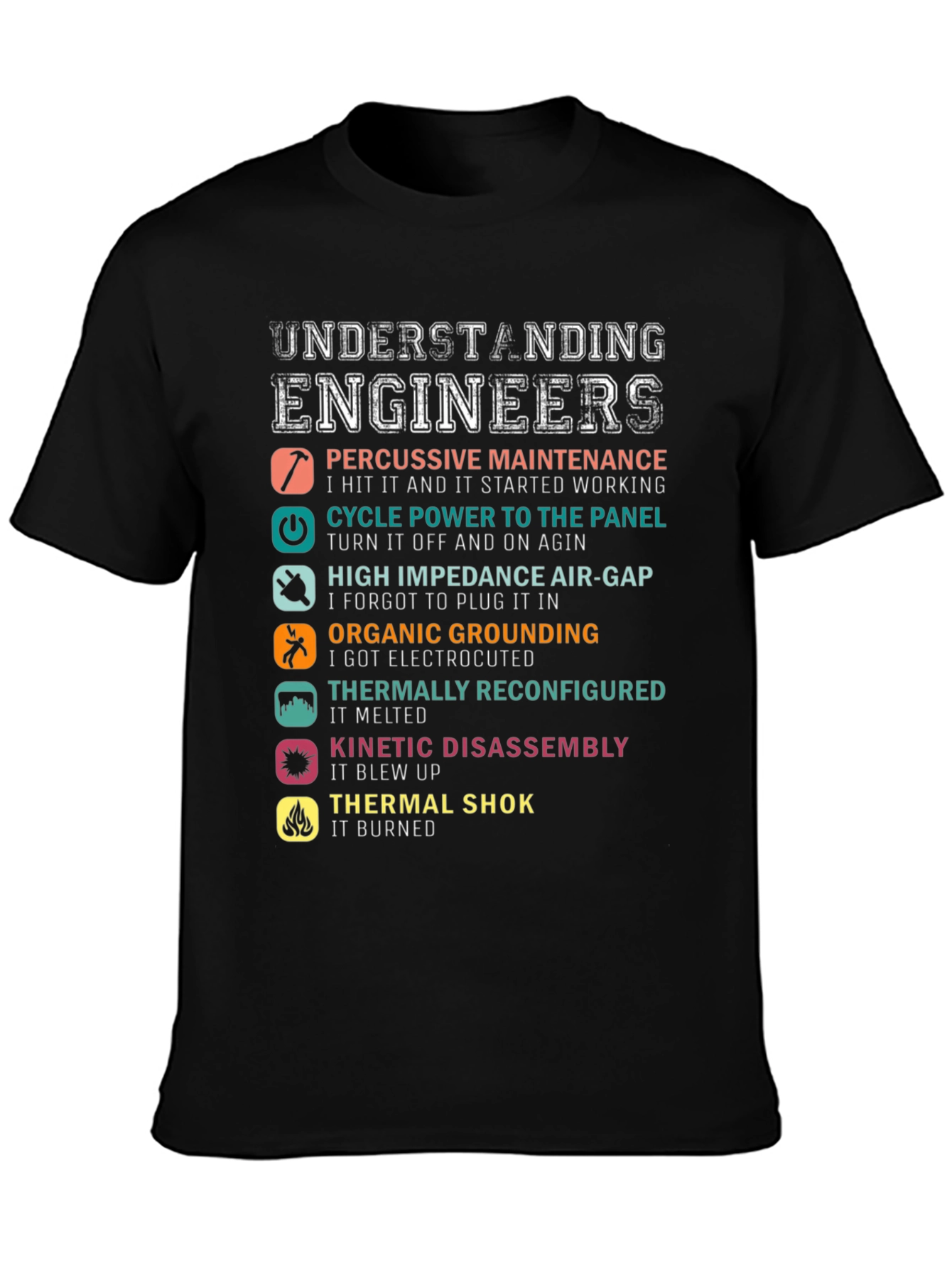 Understanding Engineers Humor Graphic T-Shirt