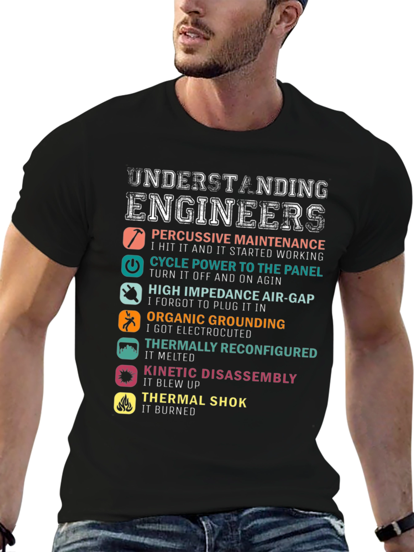 Understanding Engineers Humor Graphic T-Shirt
