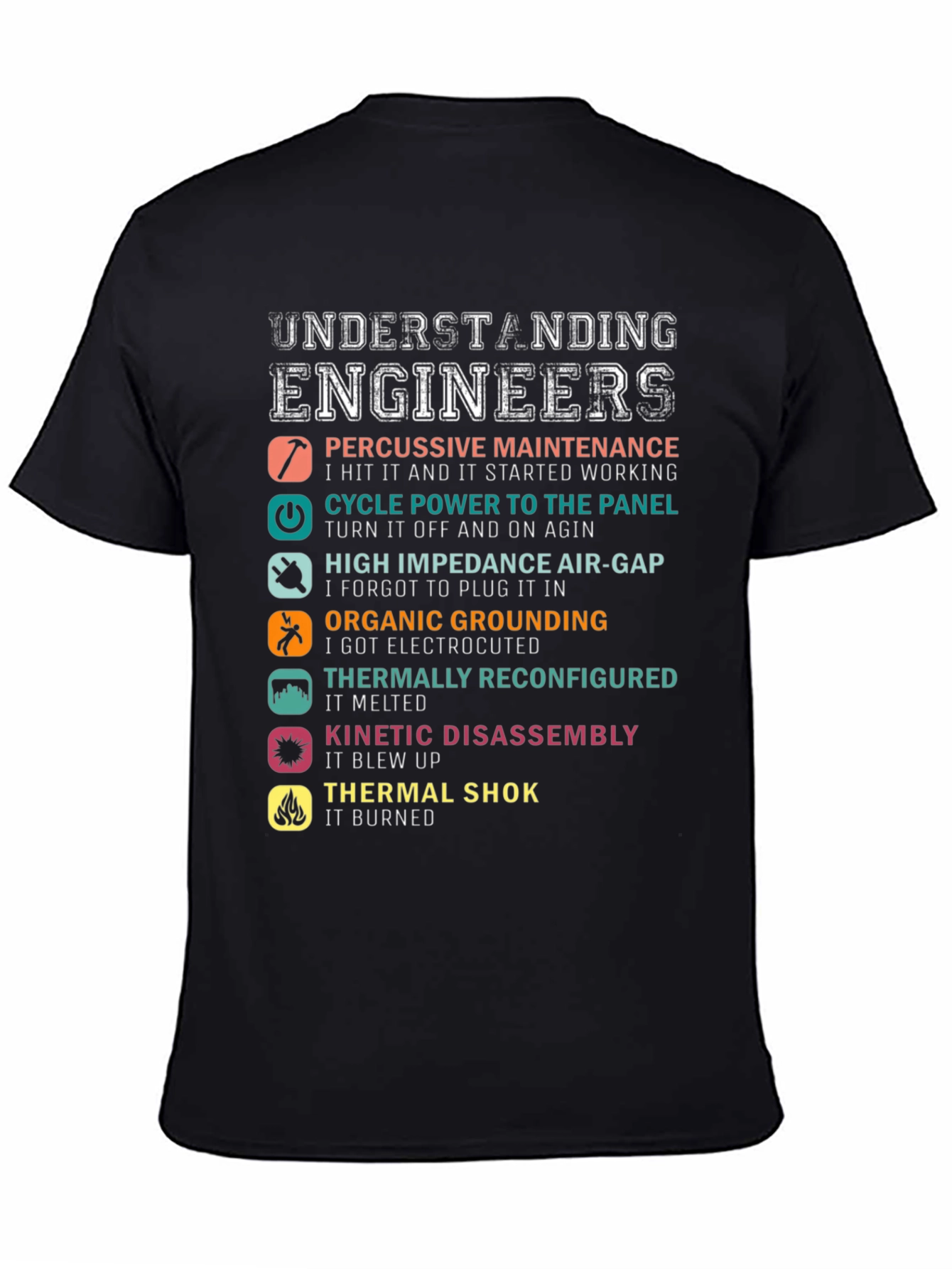 Understanding Engineers Humor Graphic T-Shirt