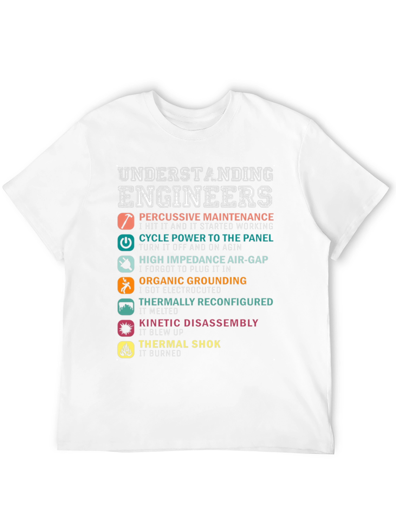 Understanding Engineers Humor Graphic T-Shirt