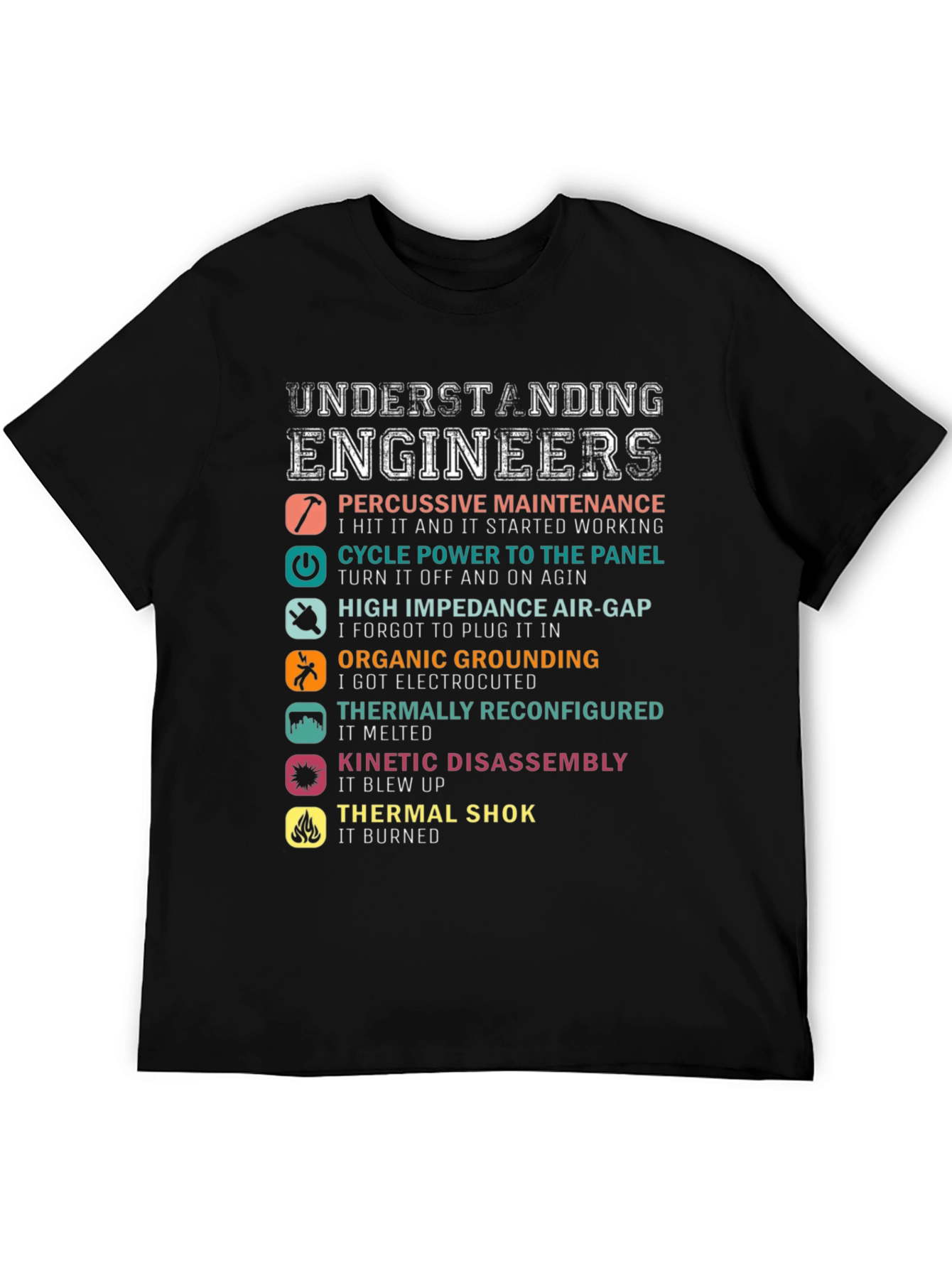 Understanding Engineers Humor Graphic T-Shirt