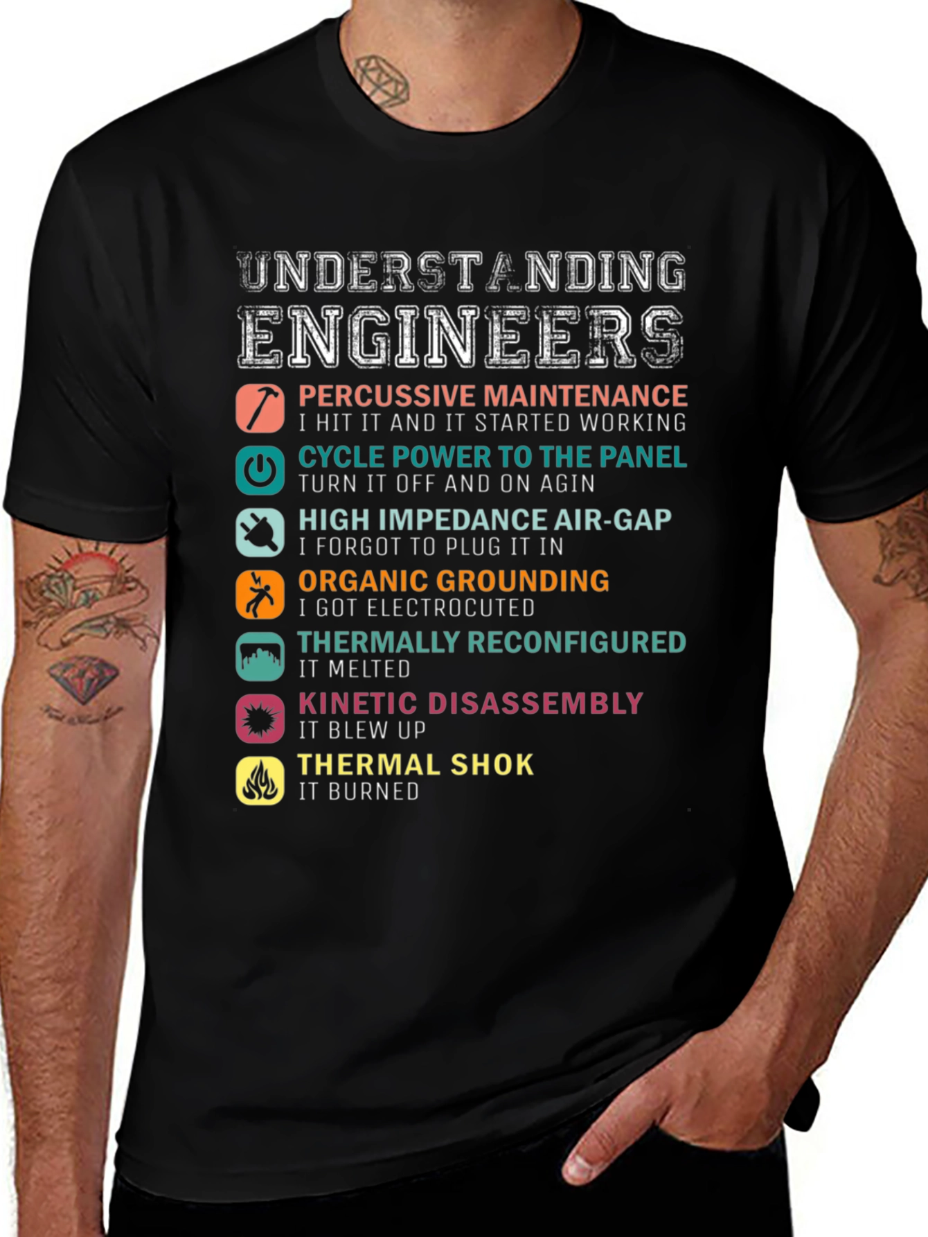 Understanding Engineers Humor Graphic T-Shirt