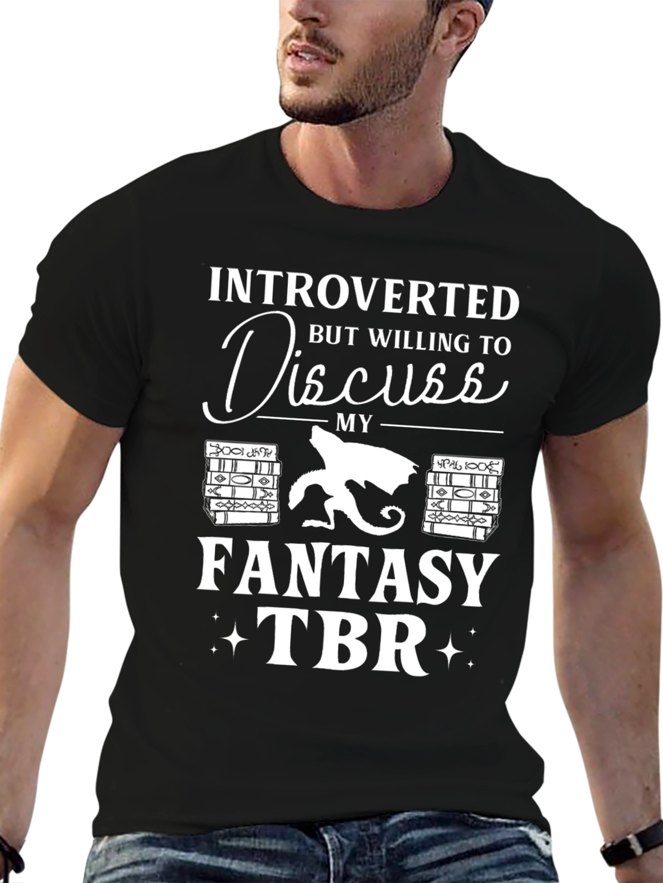 Introverted Fantasy TBR T-Shirt