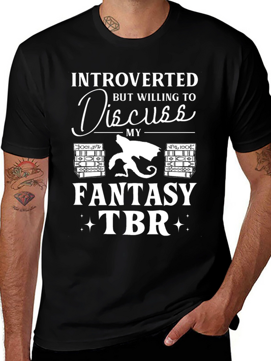 Introverted Fantasy TBR T-Shirt