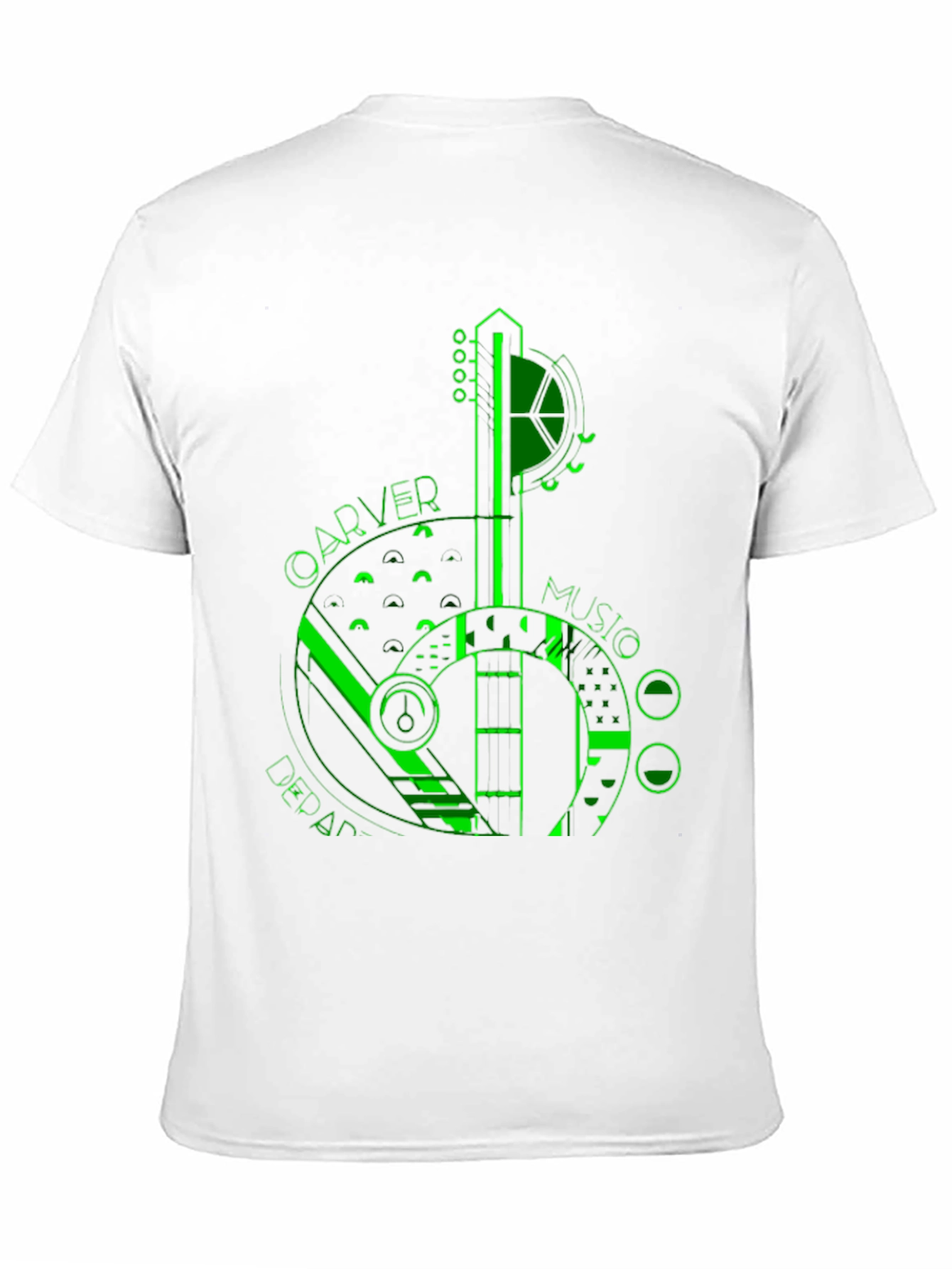 Carver Music Department Guitar Graphic T-Shirt