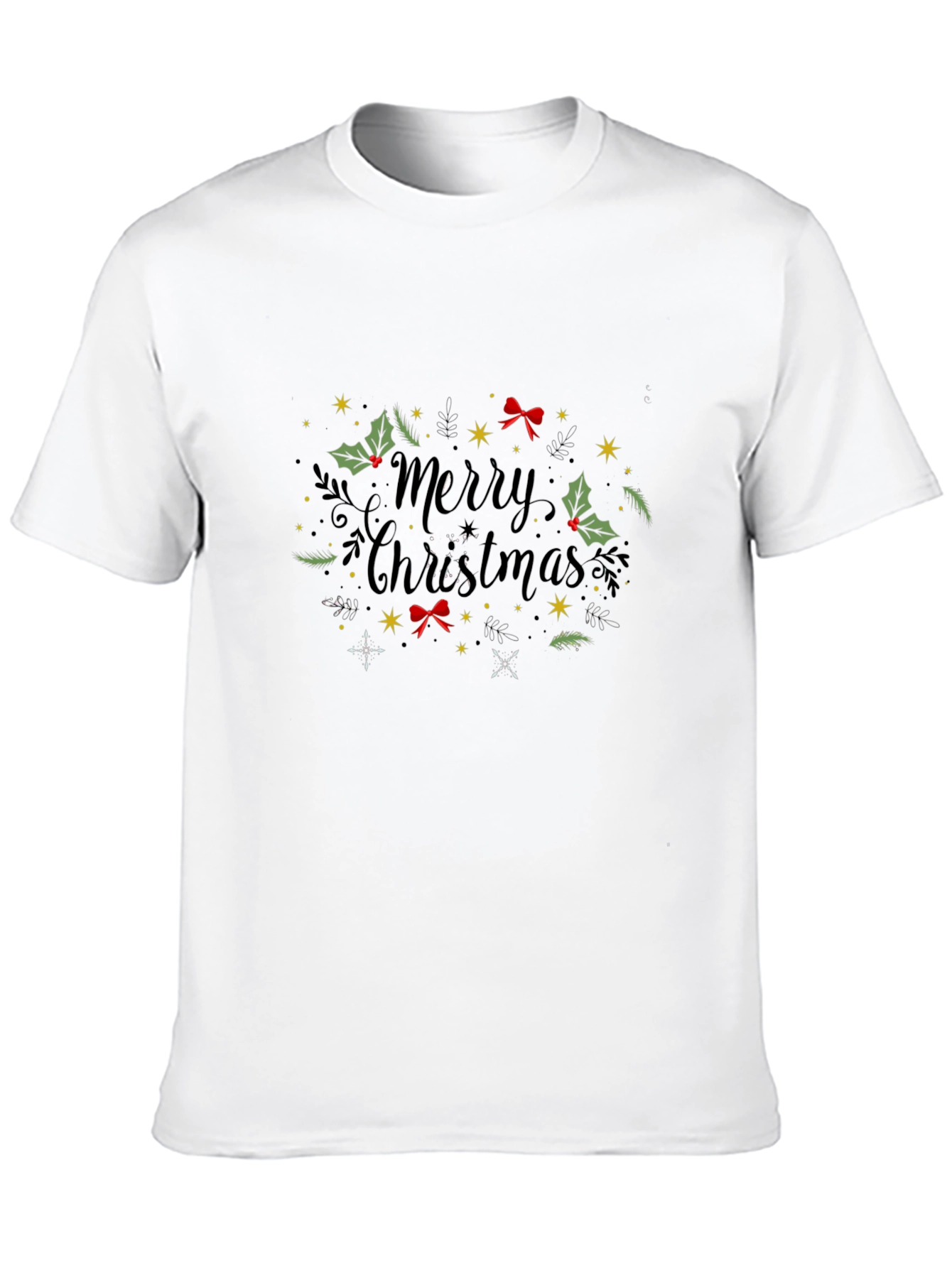 Merry Christmas Graphic Tee - Holiday T-Shirt