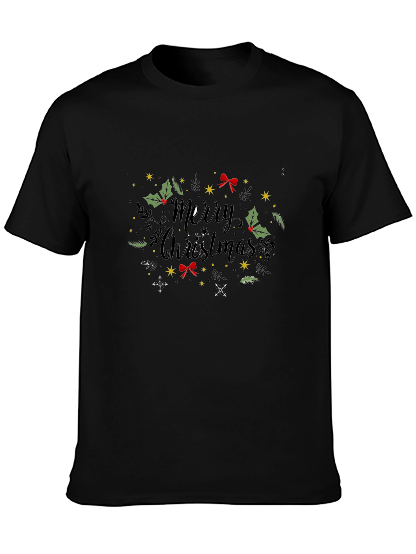 Merry Christmas Graphic Tee - Holiday T-Shirt