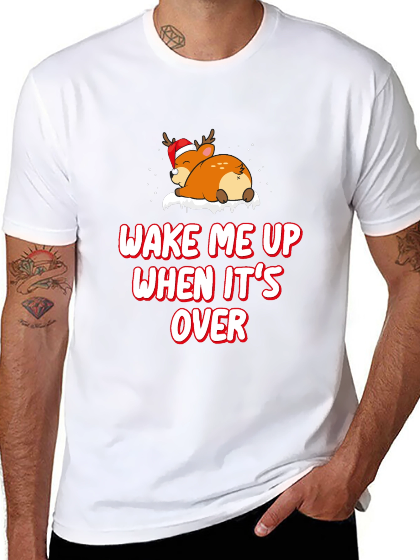 Funny Christmas Deer T-Shirt