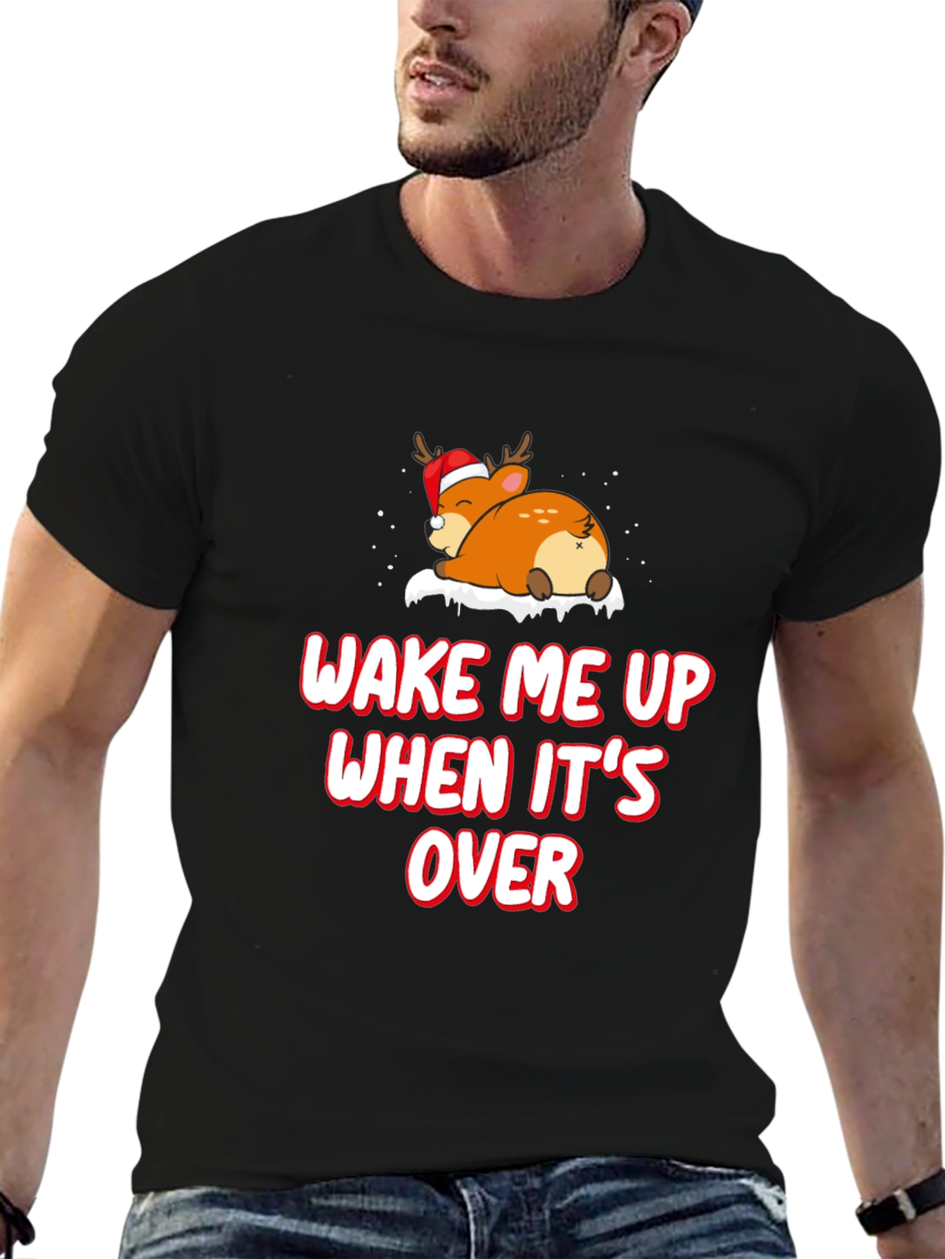 Funny Christmas Deer T-Shirt