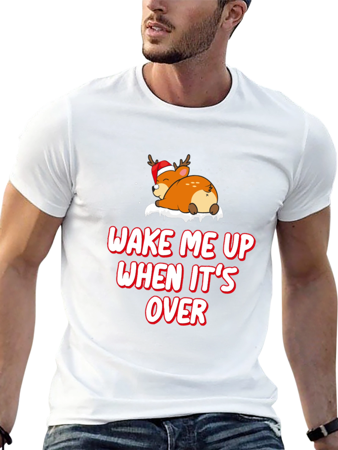 Funny Christmas Deer T-Shirt