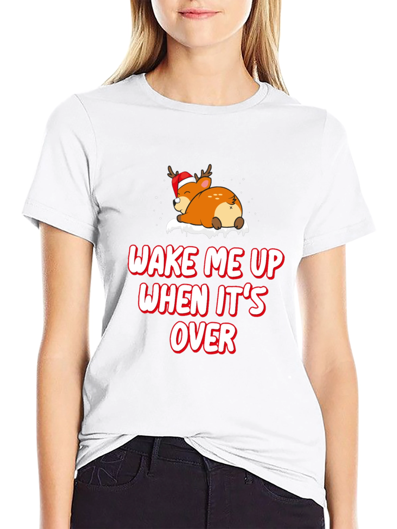 Funny Christmas Deer T-Shirt