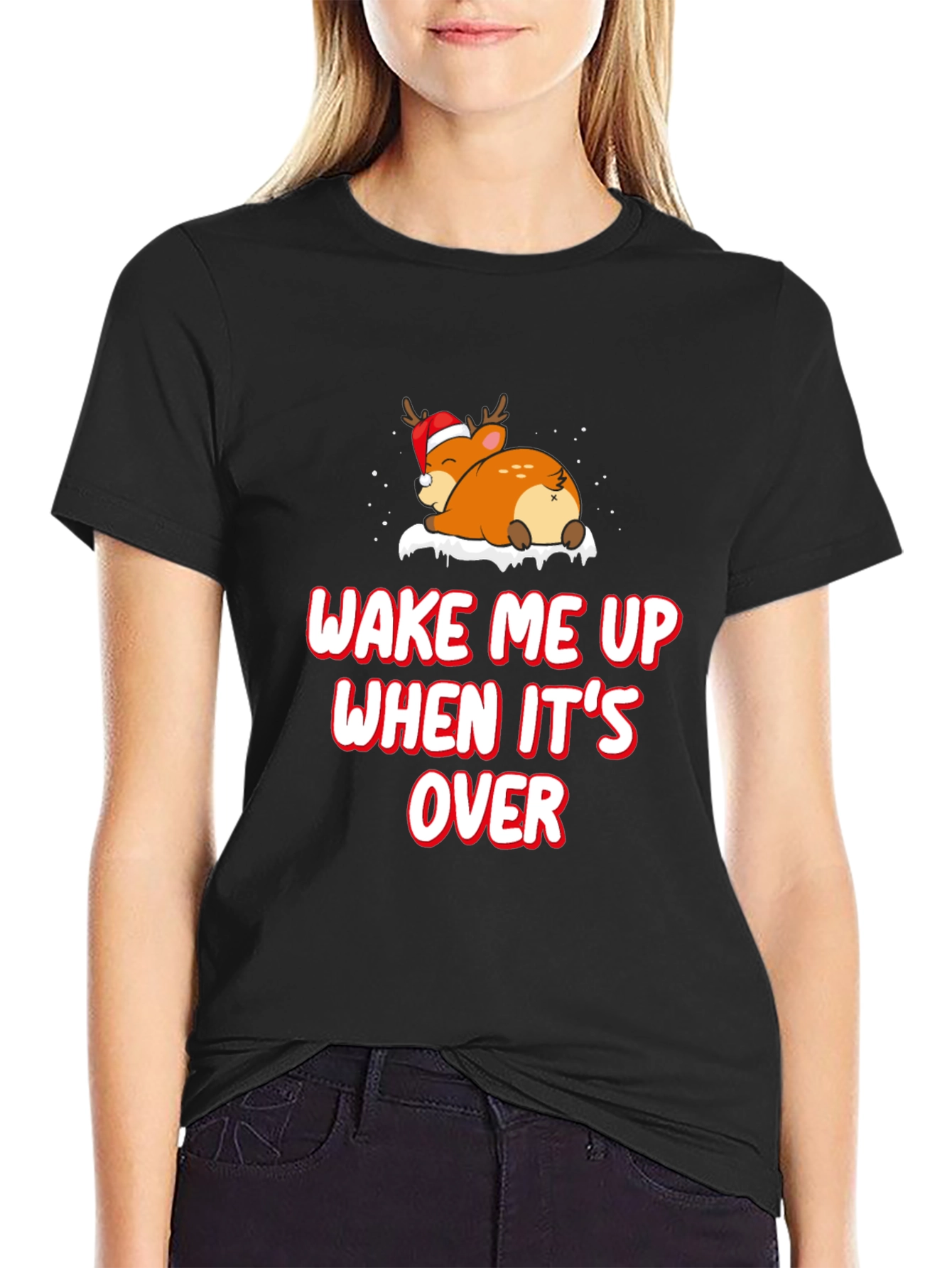 Funny Christmas Deer T-Shirt