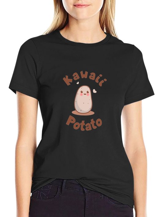 Kawaii Potato Graphic Tee - Unique Style