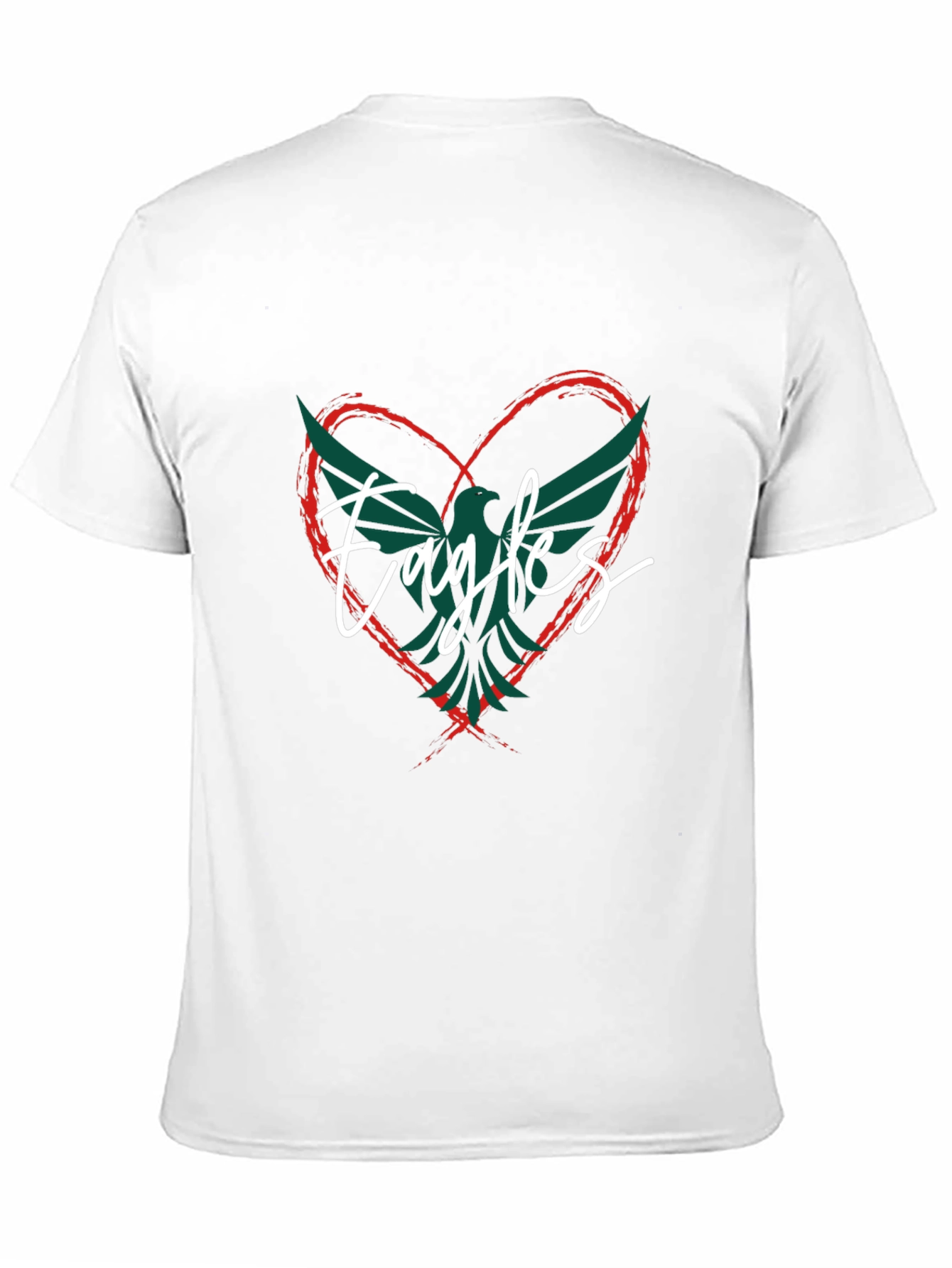 Eagles Heart T-Shirt - Fan Apparel