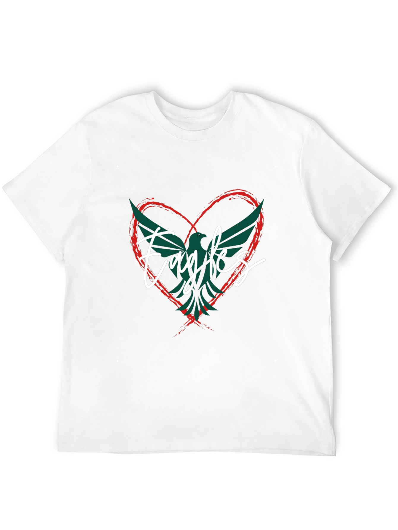 Eagles Heart T-Shirt - Fan Apparel