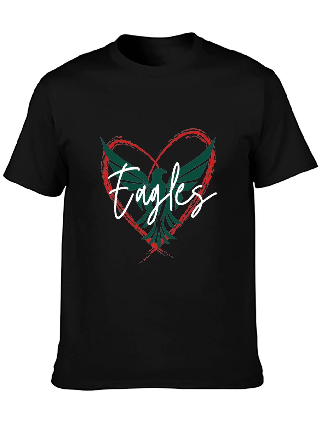 Eagles Heart T-Shirt - Fan Apparel