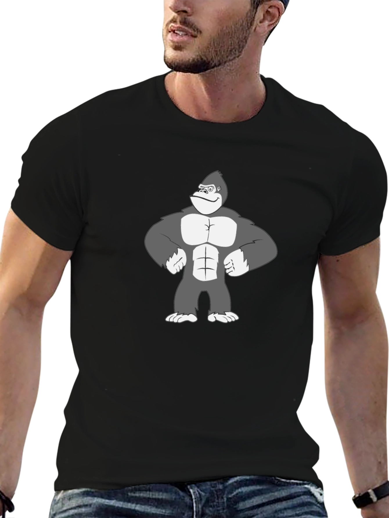Gorilla Graphic Tee - Mens Black T-Shirt