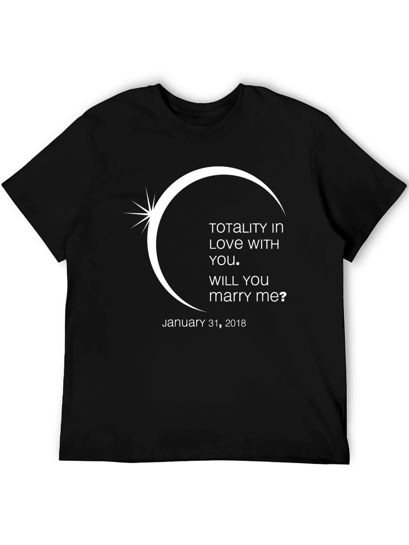 Eclipse Proposal T-Shirt: Marry Me?