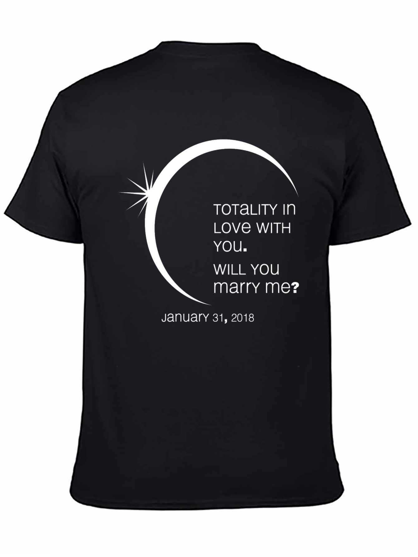 Eclipse Proposal T-Shirt: Marry Me?