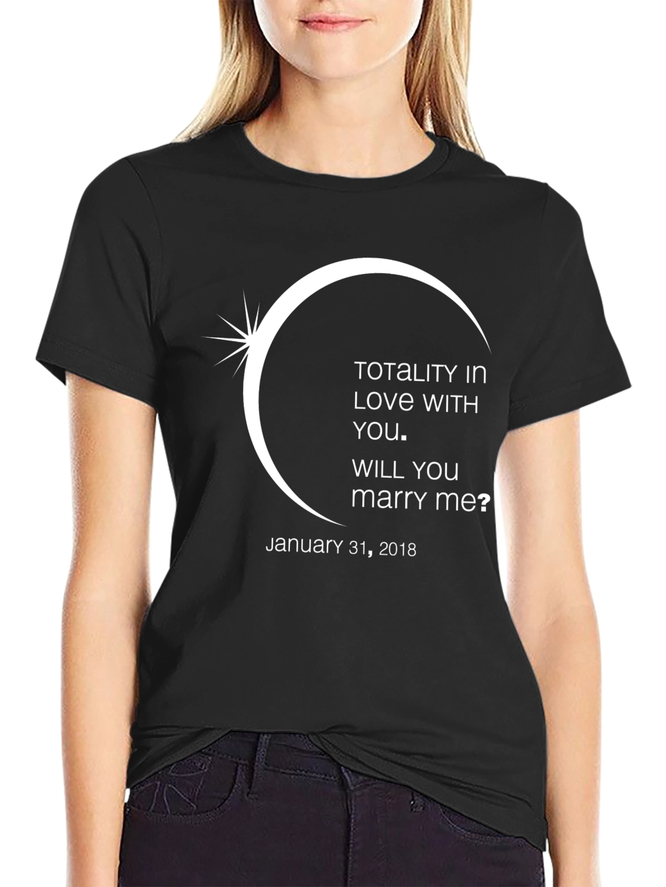Eclipse Proposal T-Shirt: Marry Me?