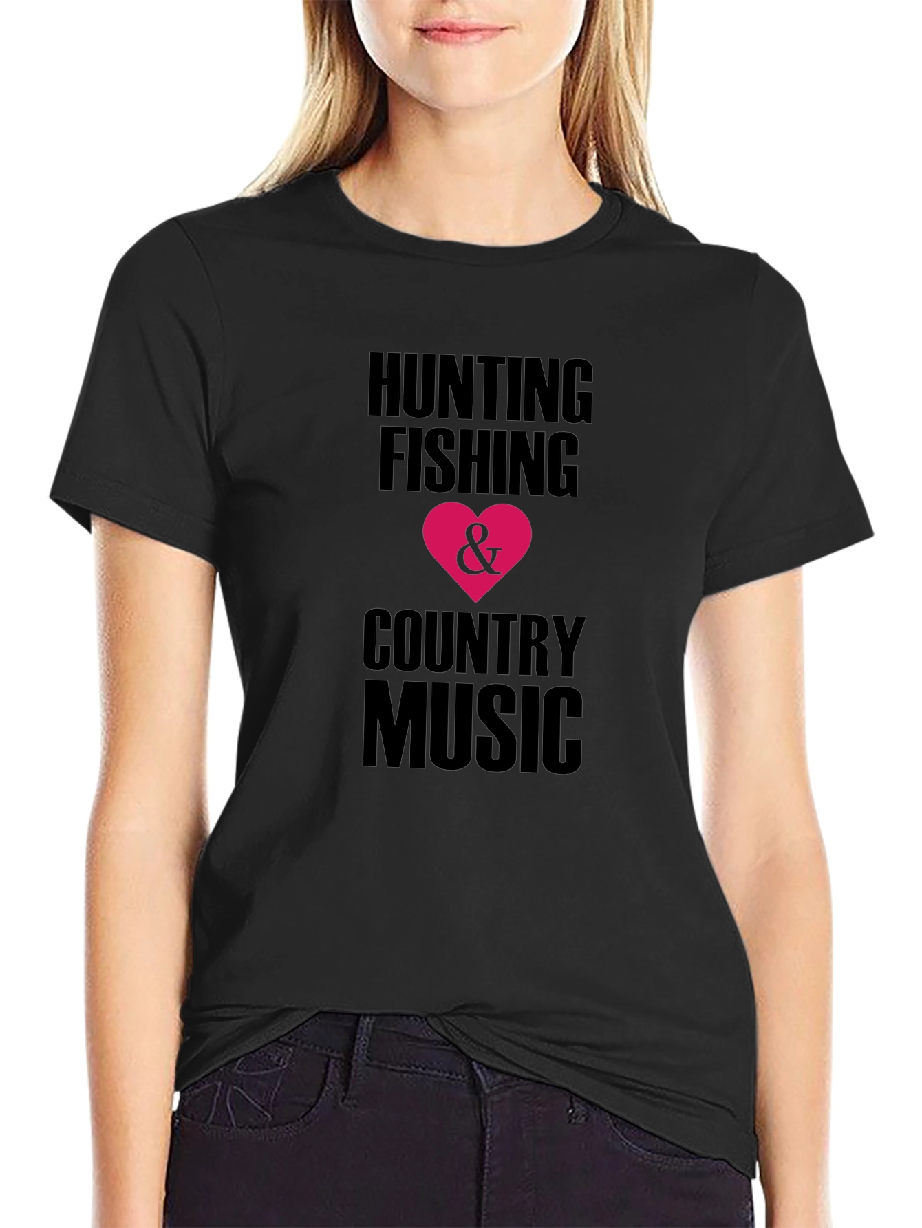 Hunting Fishing & Country Music T-Shirt