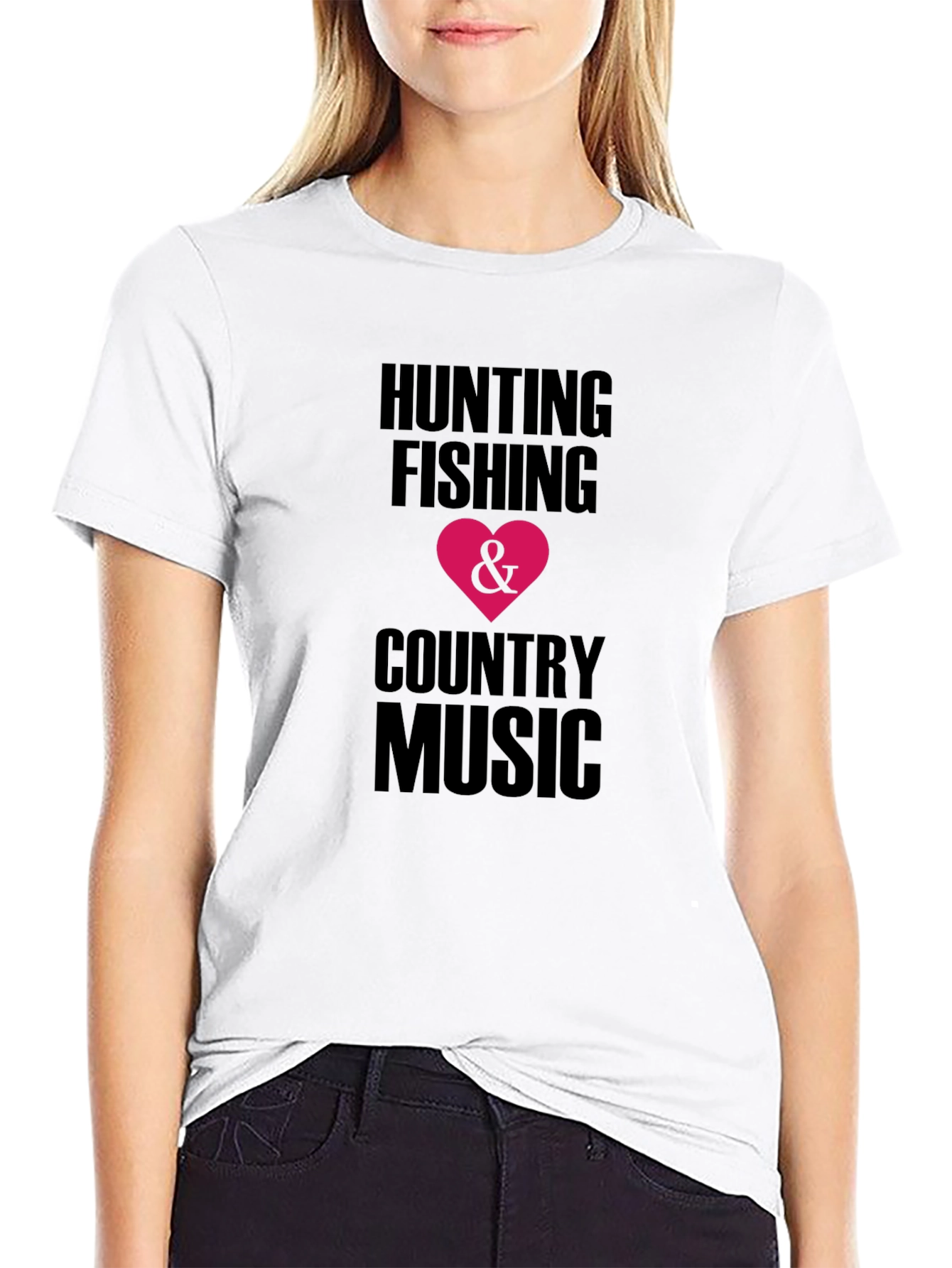 Hunting Fishing & Country Music T-Shirt