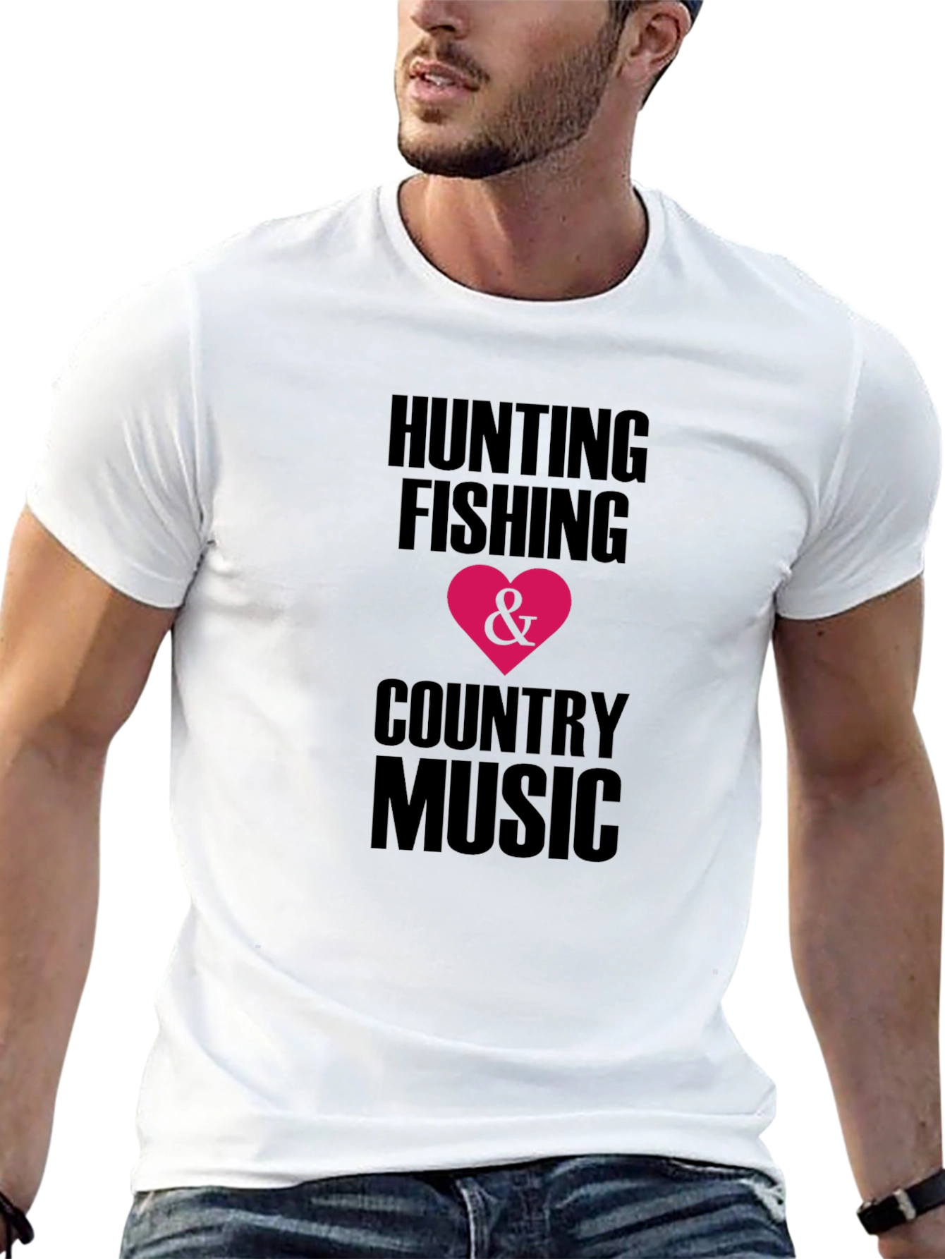 Hunting Fishing & Country Music T-Shirt