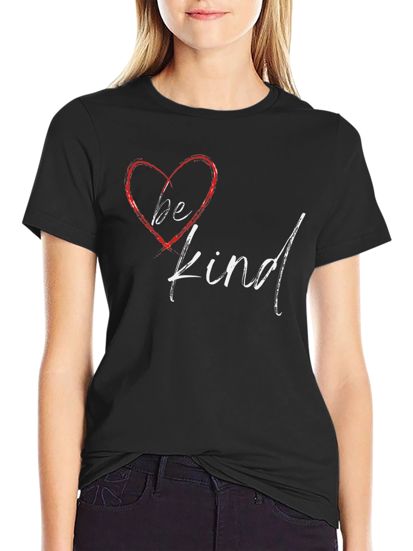 Be Kind T-Shirt - Heart Graphic Tee
