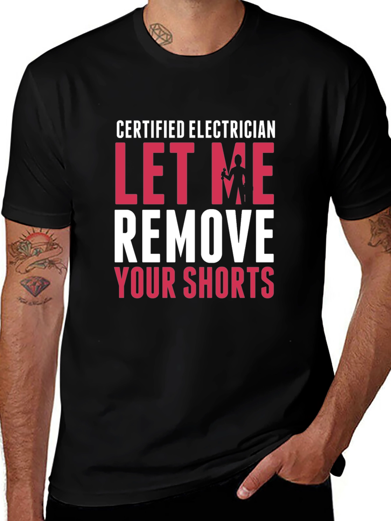 Certified Electrician Funny T-Shirt