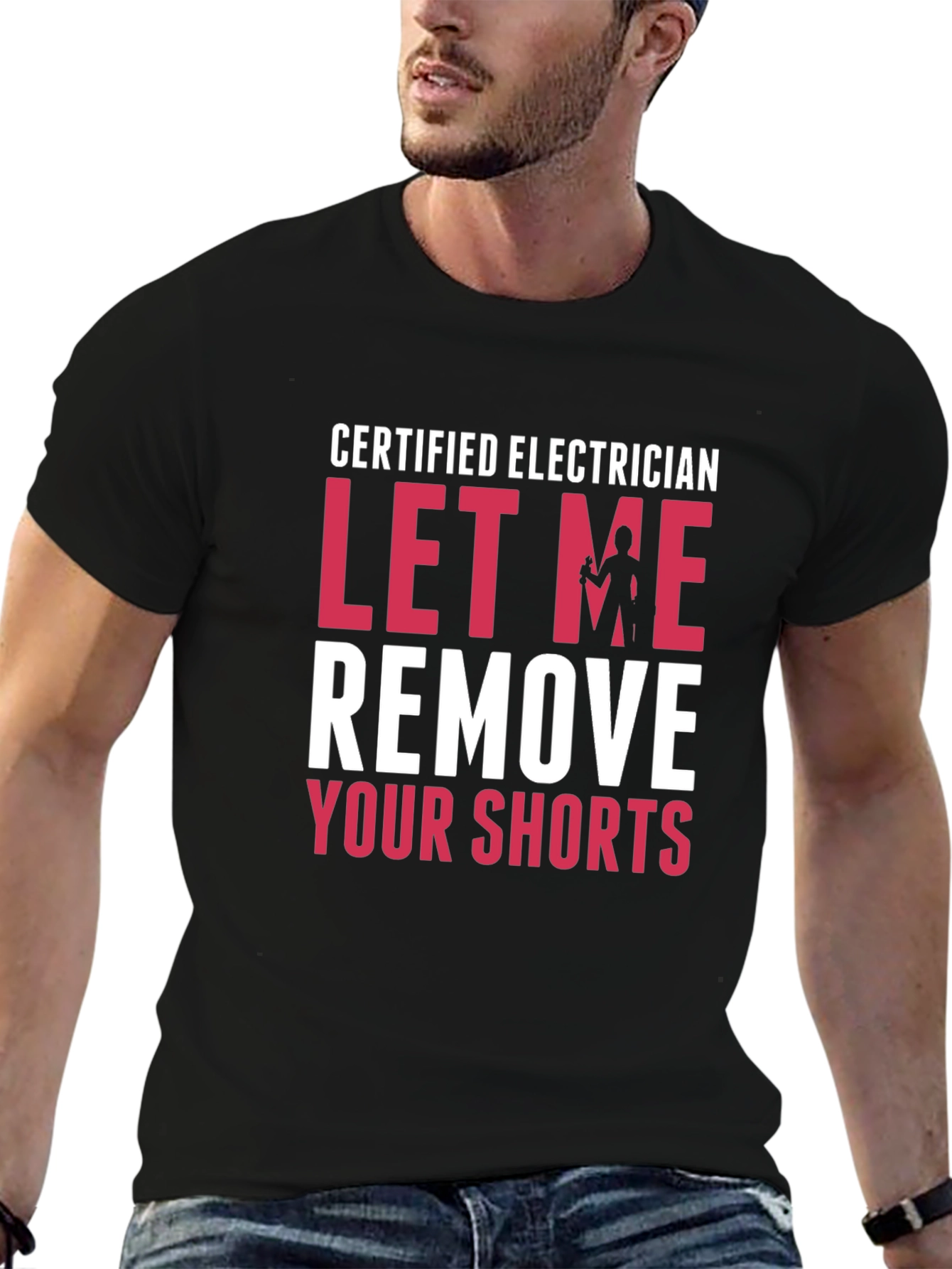 Certified Electrician Funny T-Shirt