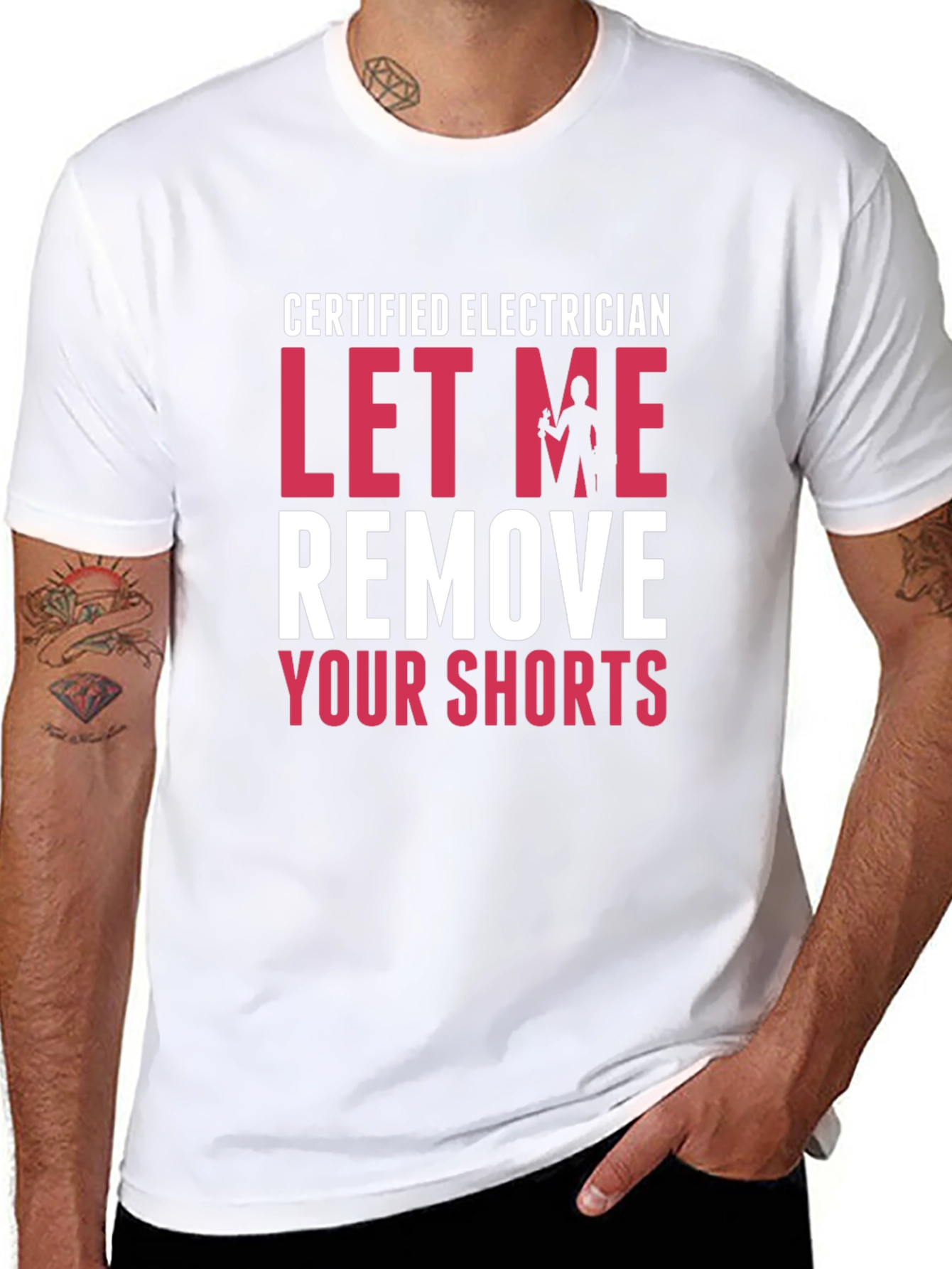 Certified Electrician Funny T-Shirt