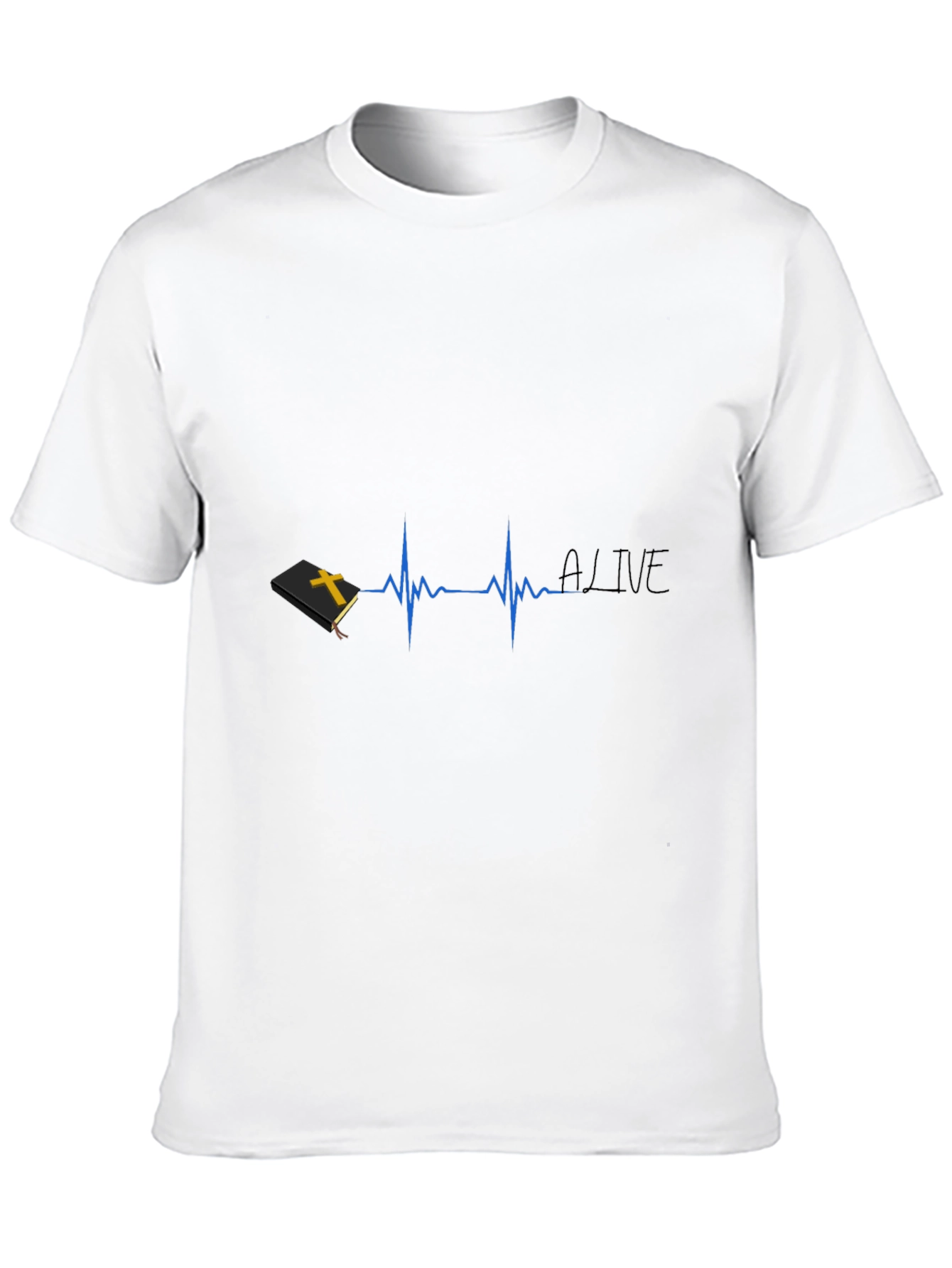 Faith Heartbeat T-Shirt - Christian Alive Graphic Tee