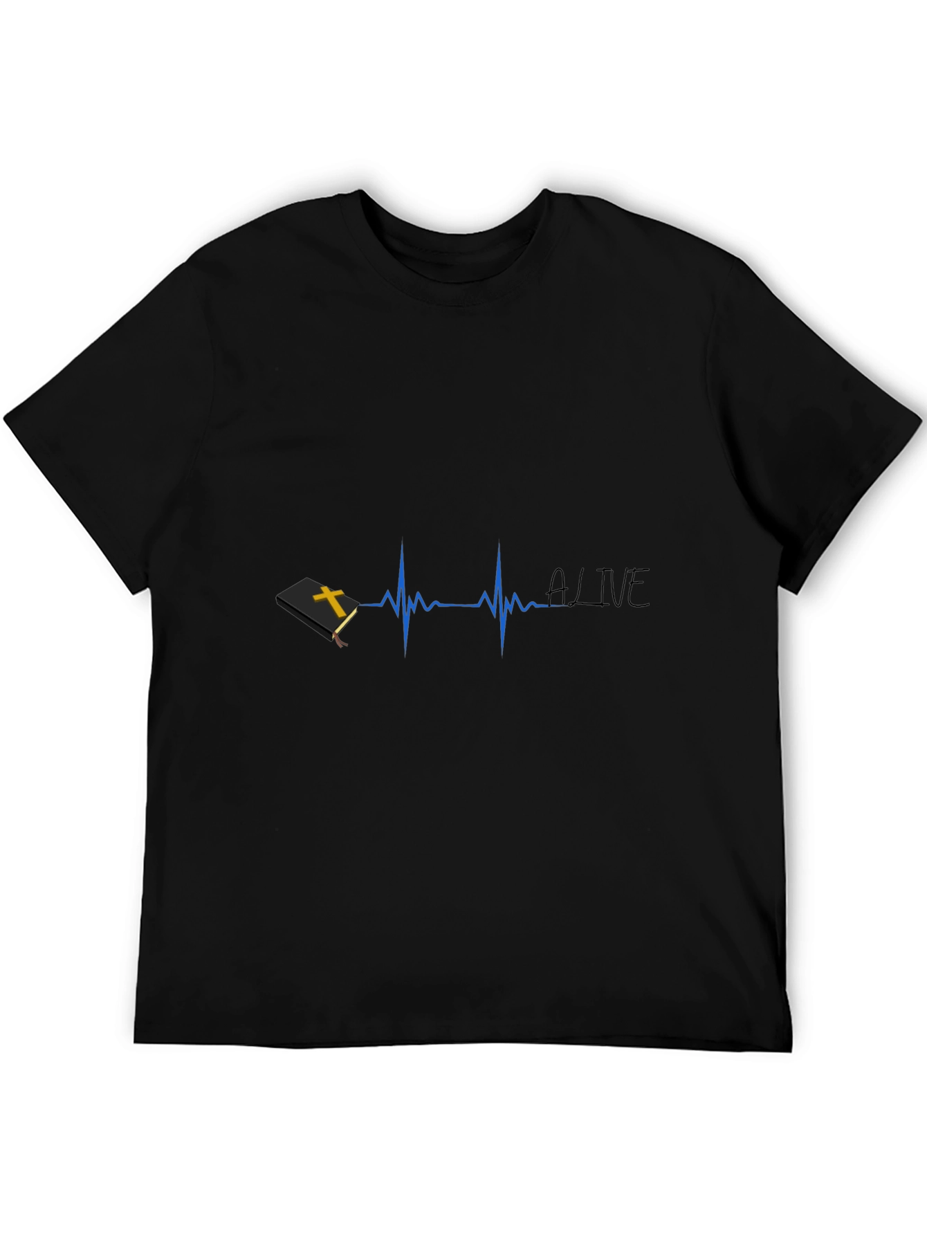 Faith Heartbeat T-Shirt - Christian Alive Graphic Tee