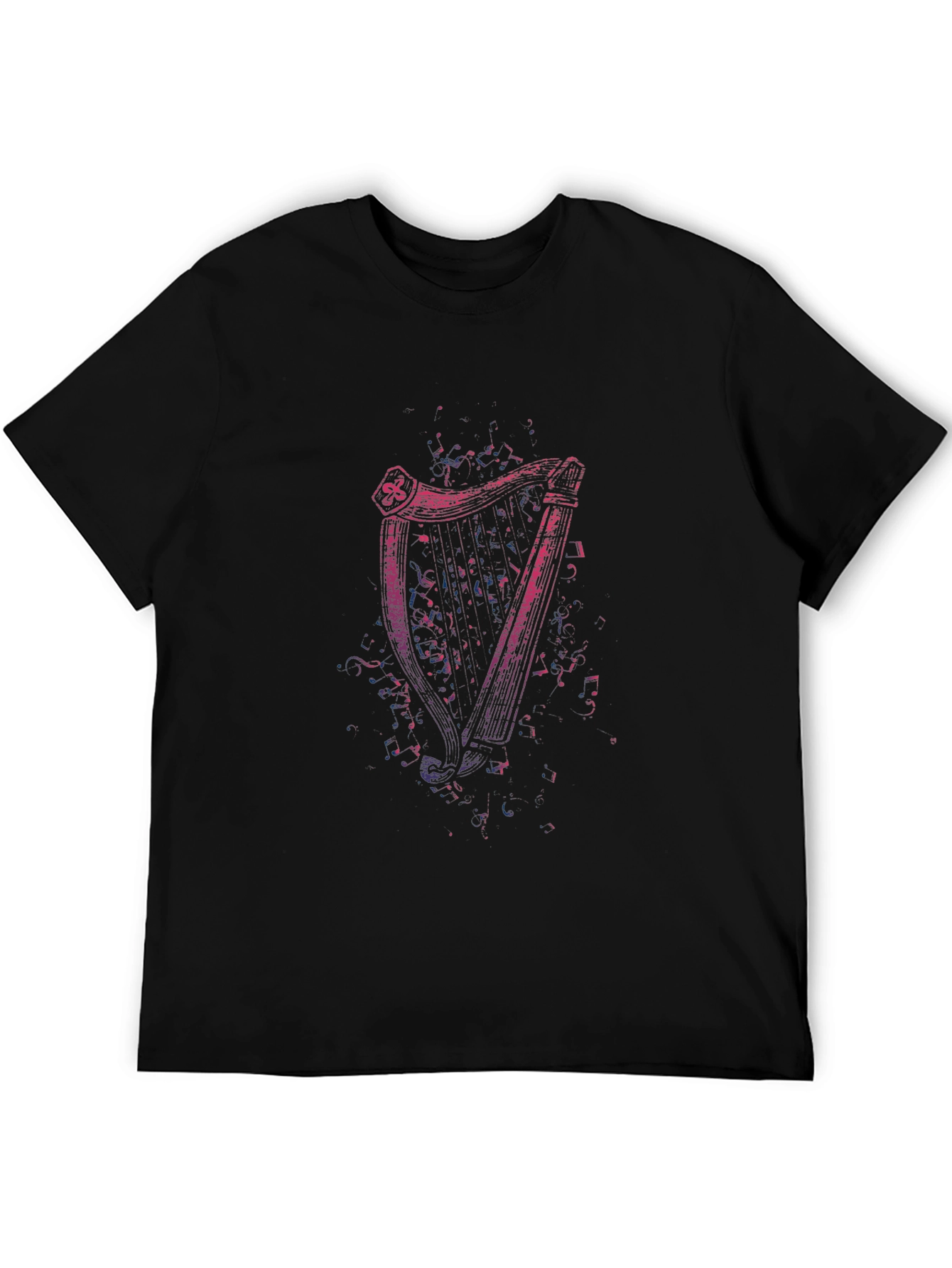 Harp Graphic Tee - Black T-Shirt