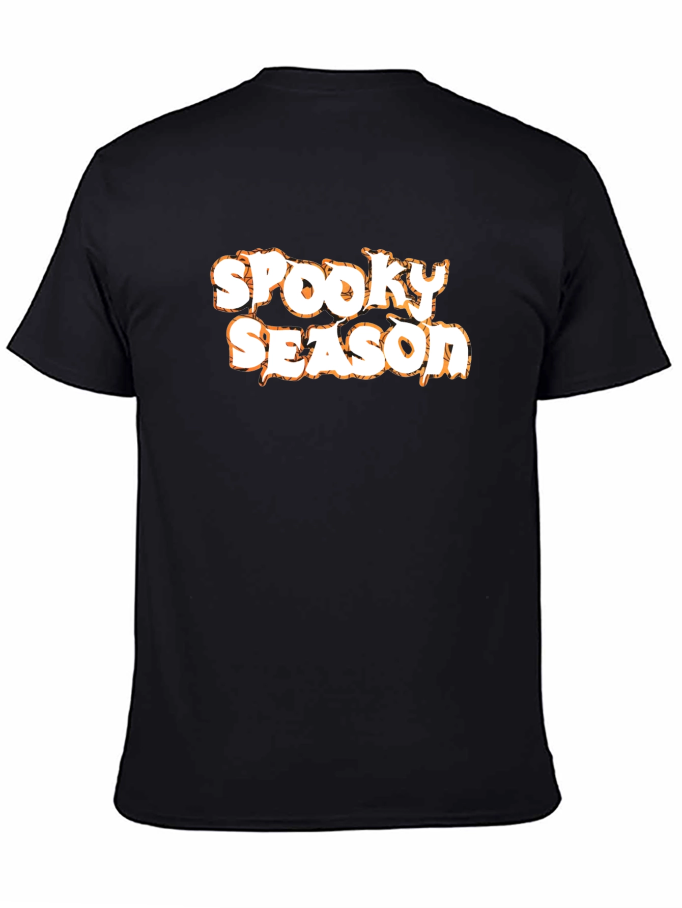 Spooky Season Halloween Graphic Tee - Black