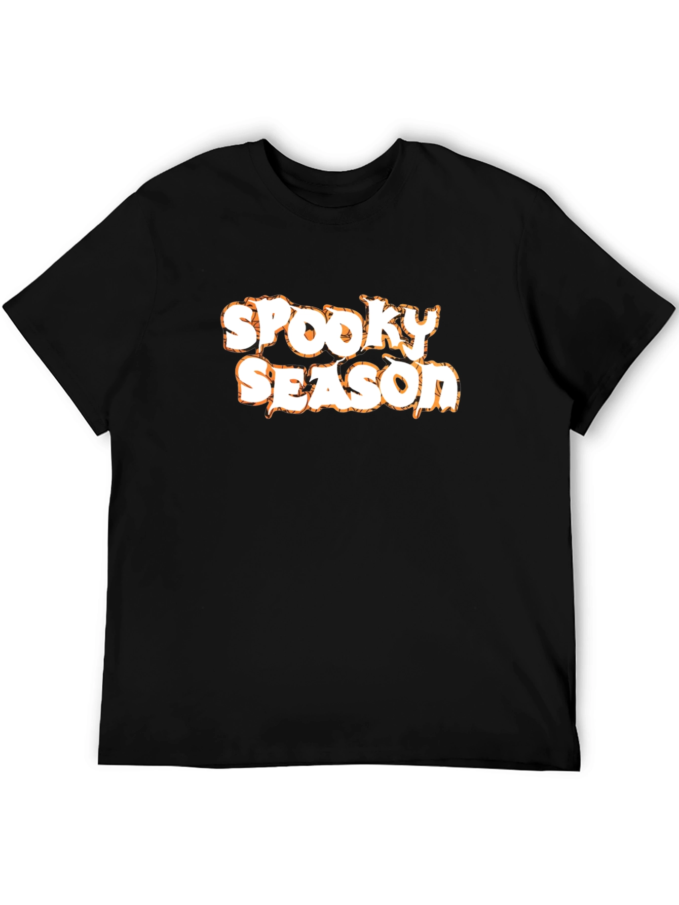 Spooky Season Halloween Graphic Tee - Black