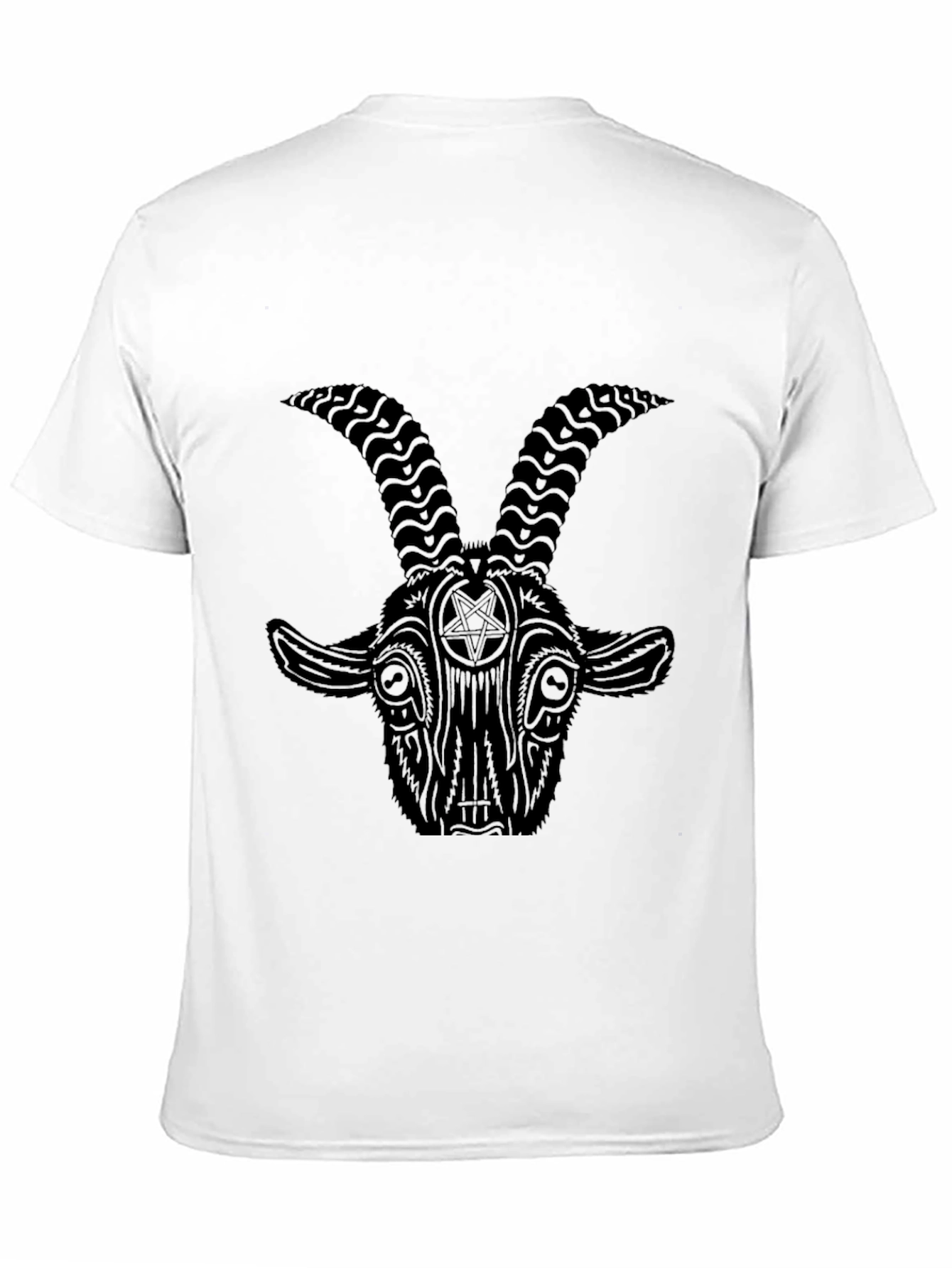 Baphomet Graphic Tee - Dark Occult Style