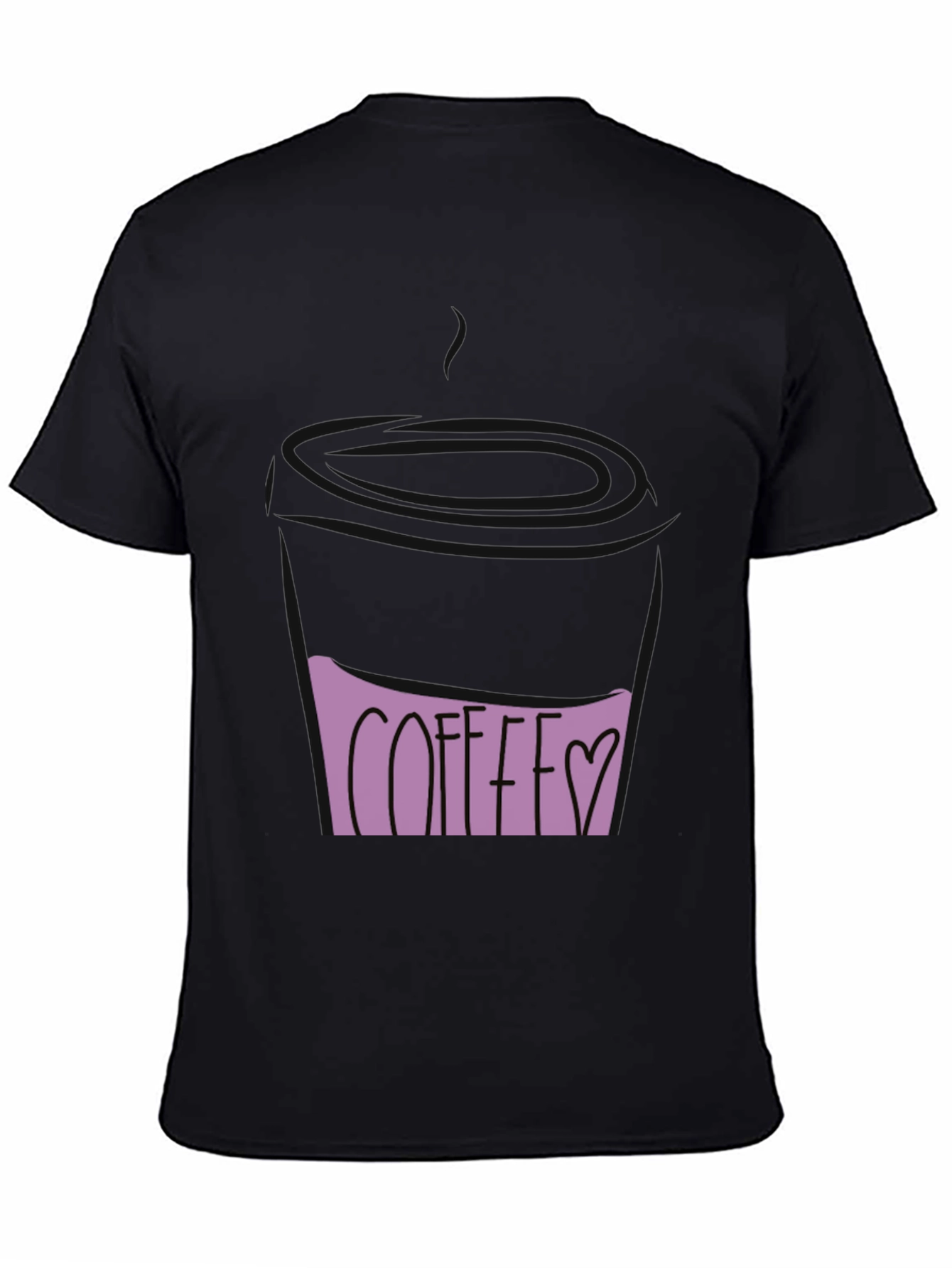 Coffee Love Graphic Tee - Black