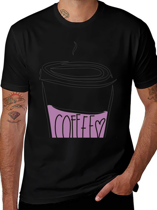 Coffee Love Graphic Tee - Black