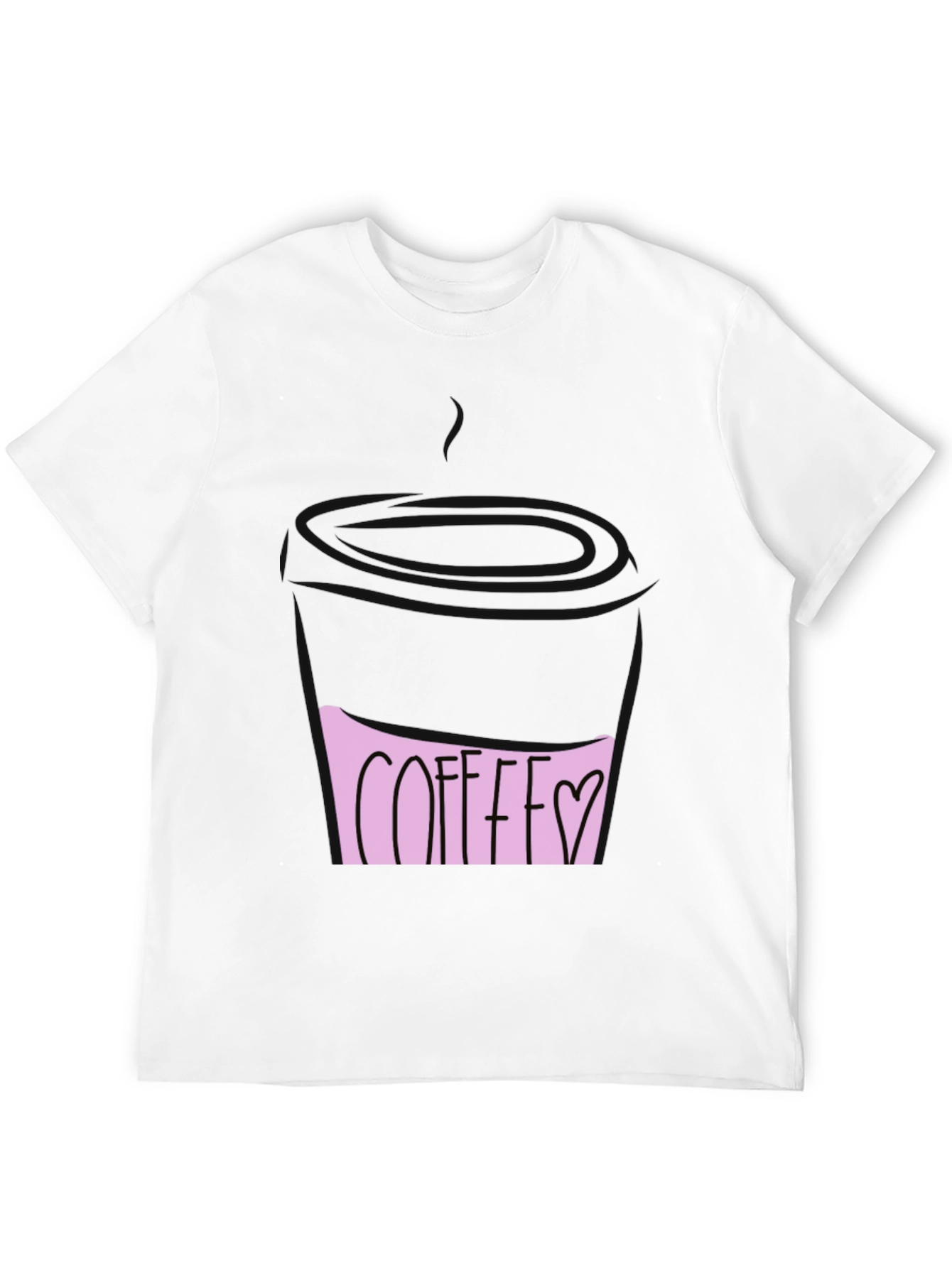 Coffee Love Graphic Tee - Black