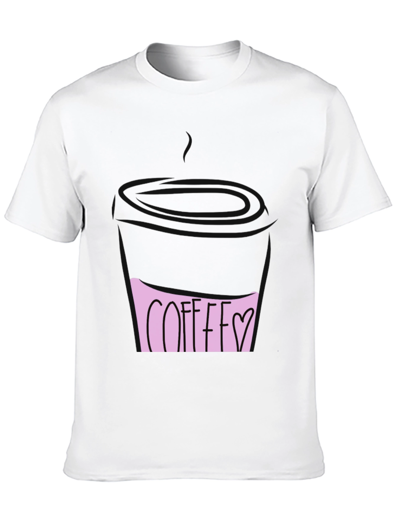 Coffee Love Graphic Tee - Black